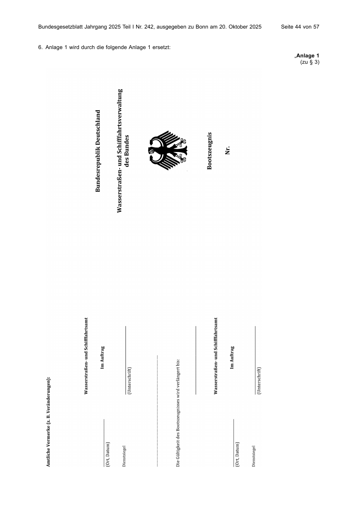 BGBl. 2025, Seite 44 — Originalseite als Abbildung