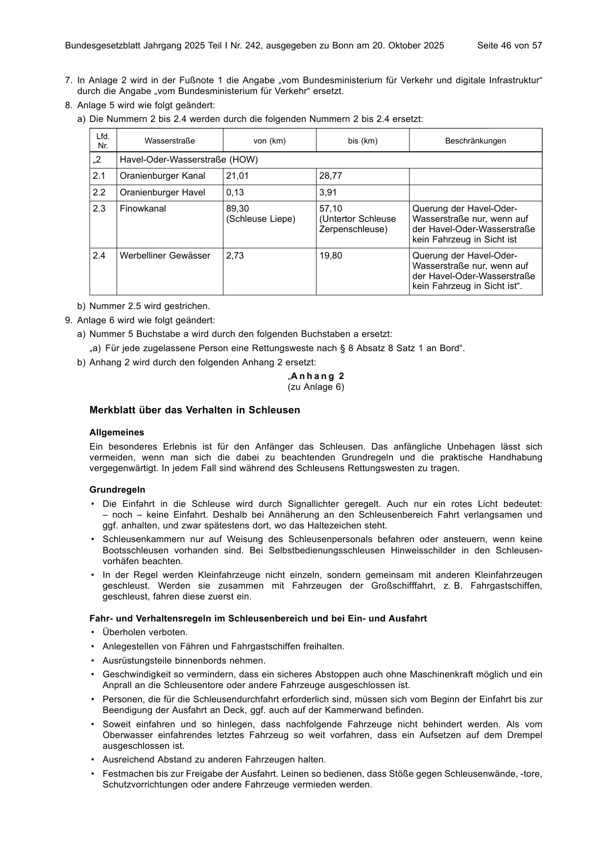 BGBl. 2025, Seite 46 — Originalseite als Abbildung