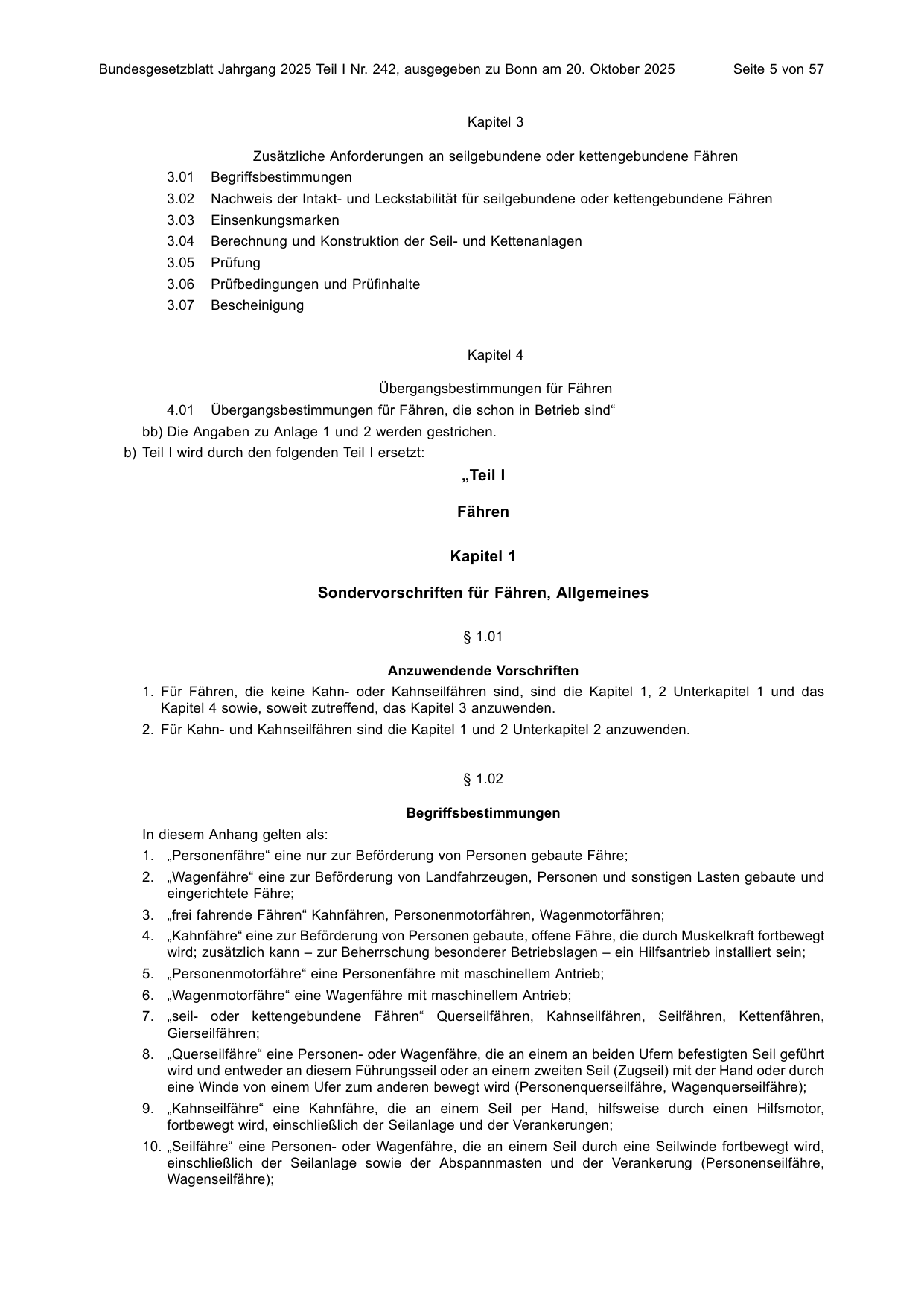 BGBl. 2025, Seite 5 — Originalseite als Abbildung
