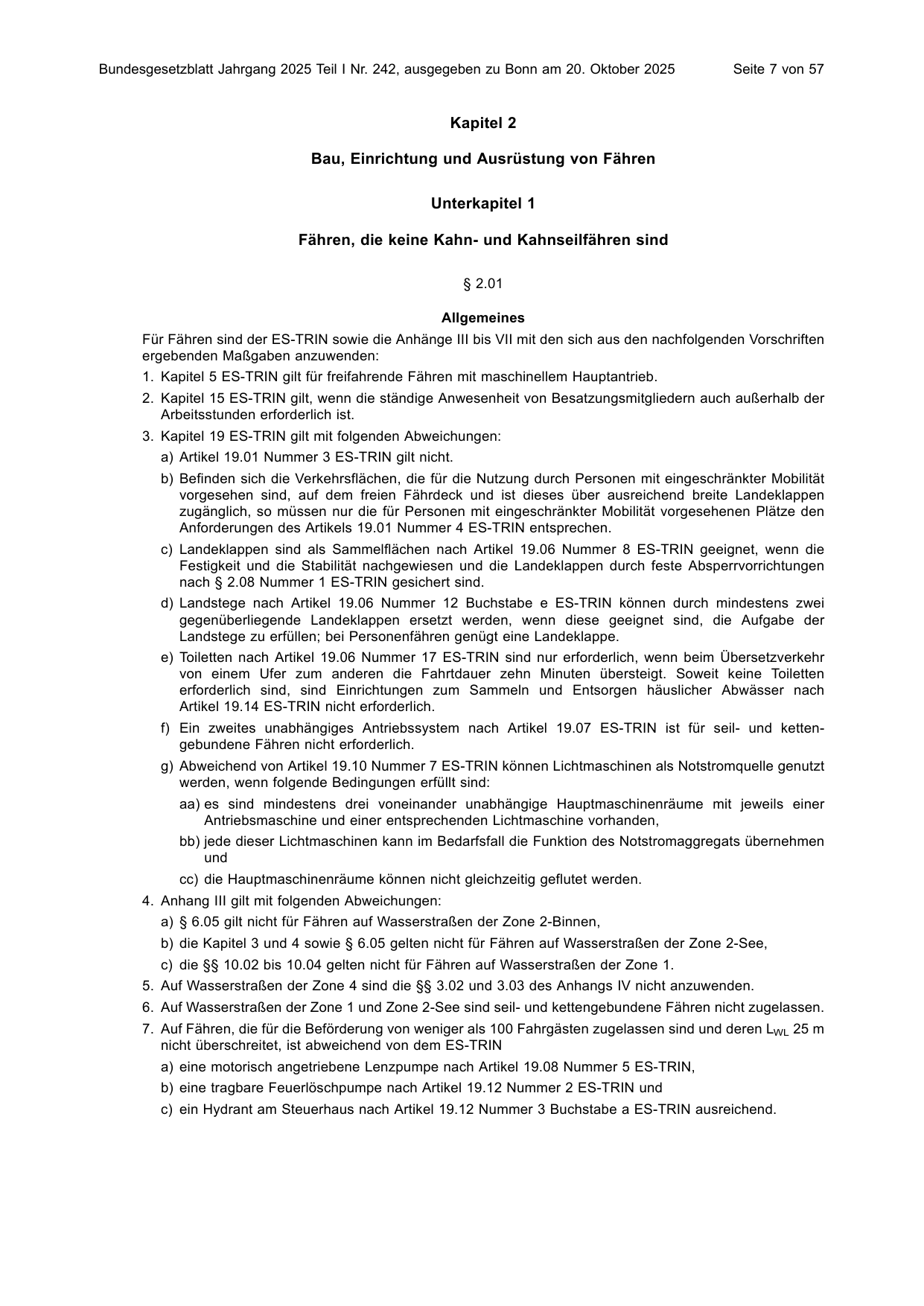 BGBl. 2025, Seite 7 — Originalseite als Abbildung