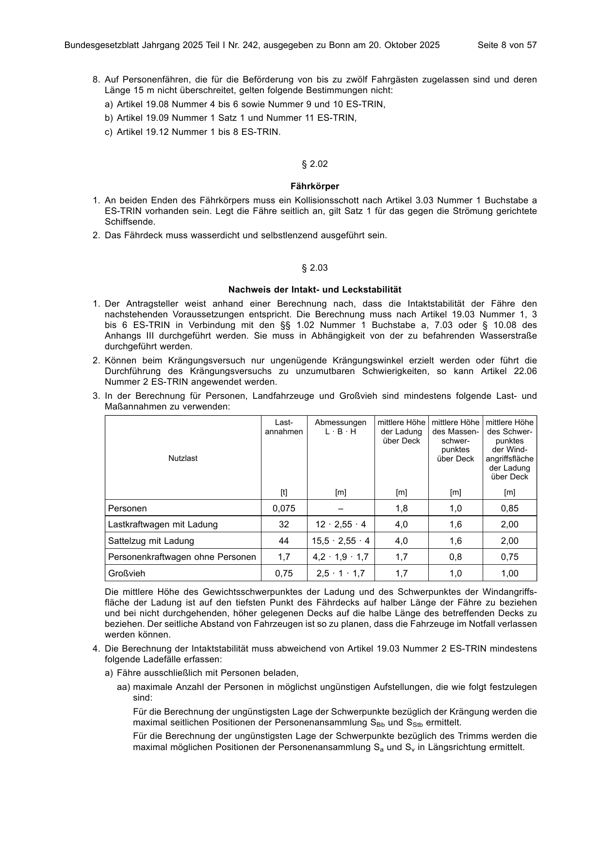 BGBl. 2025, Seite 8 — Originalseite als Abbildung