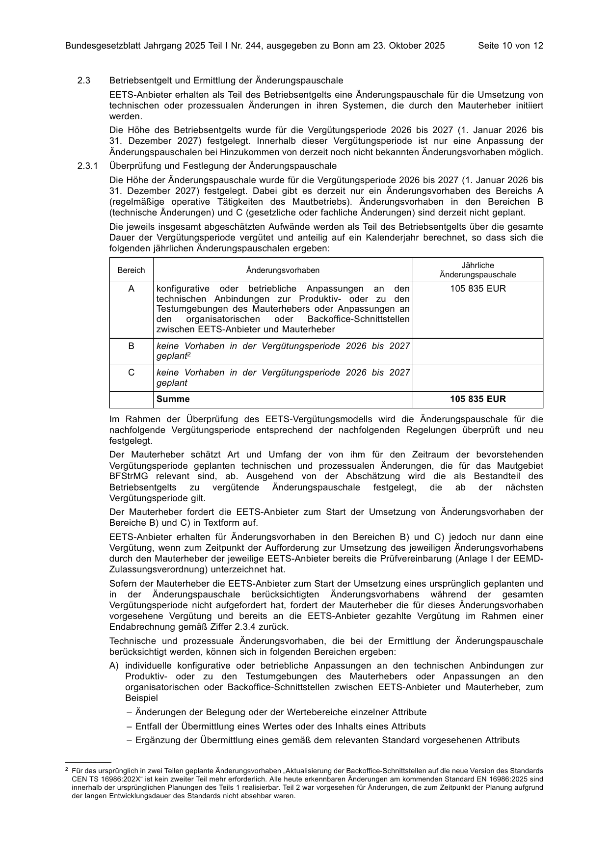 BGBl. 2025, Seite 10 — Originalseite als Abbildung