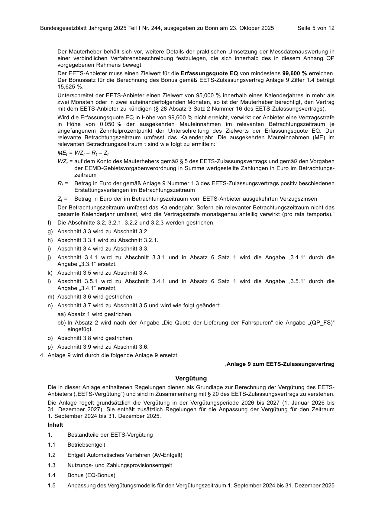 BGBl. 2025, Seite 5 — Originalseite als Abbildung