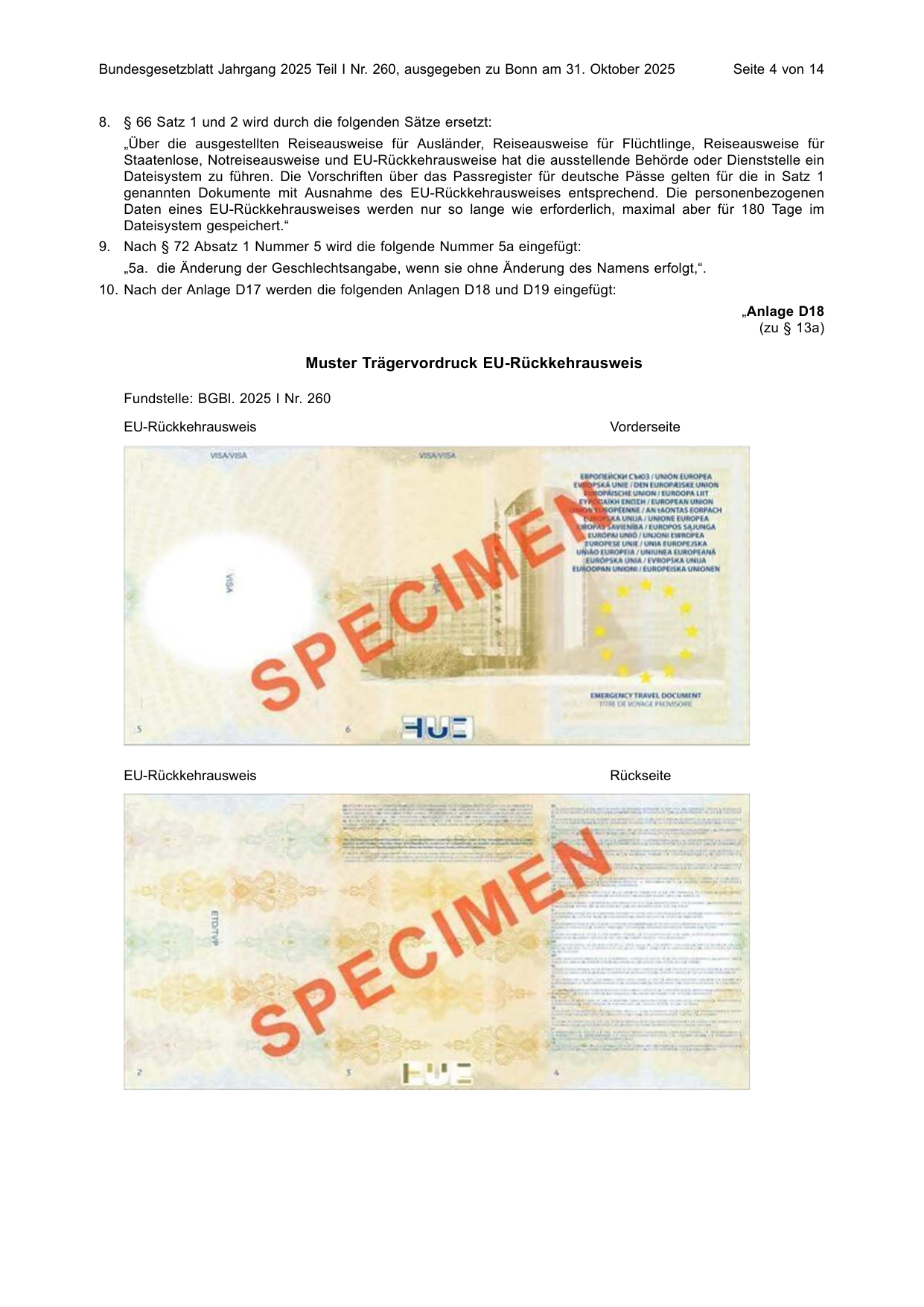 BGBl. 2025, Seite 4 — Originalseite als Abbildung