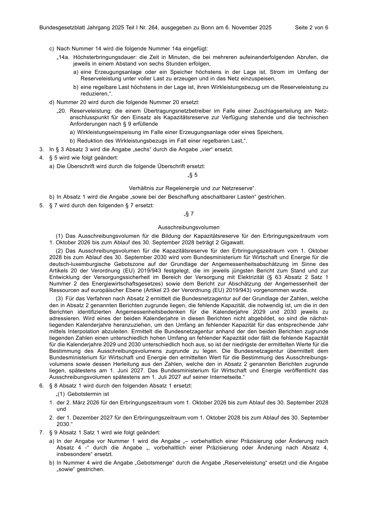 BGBl. 2025, Seite 2 — Originalseite als Abbildung