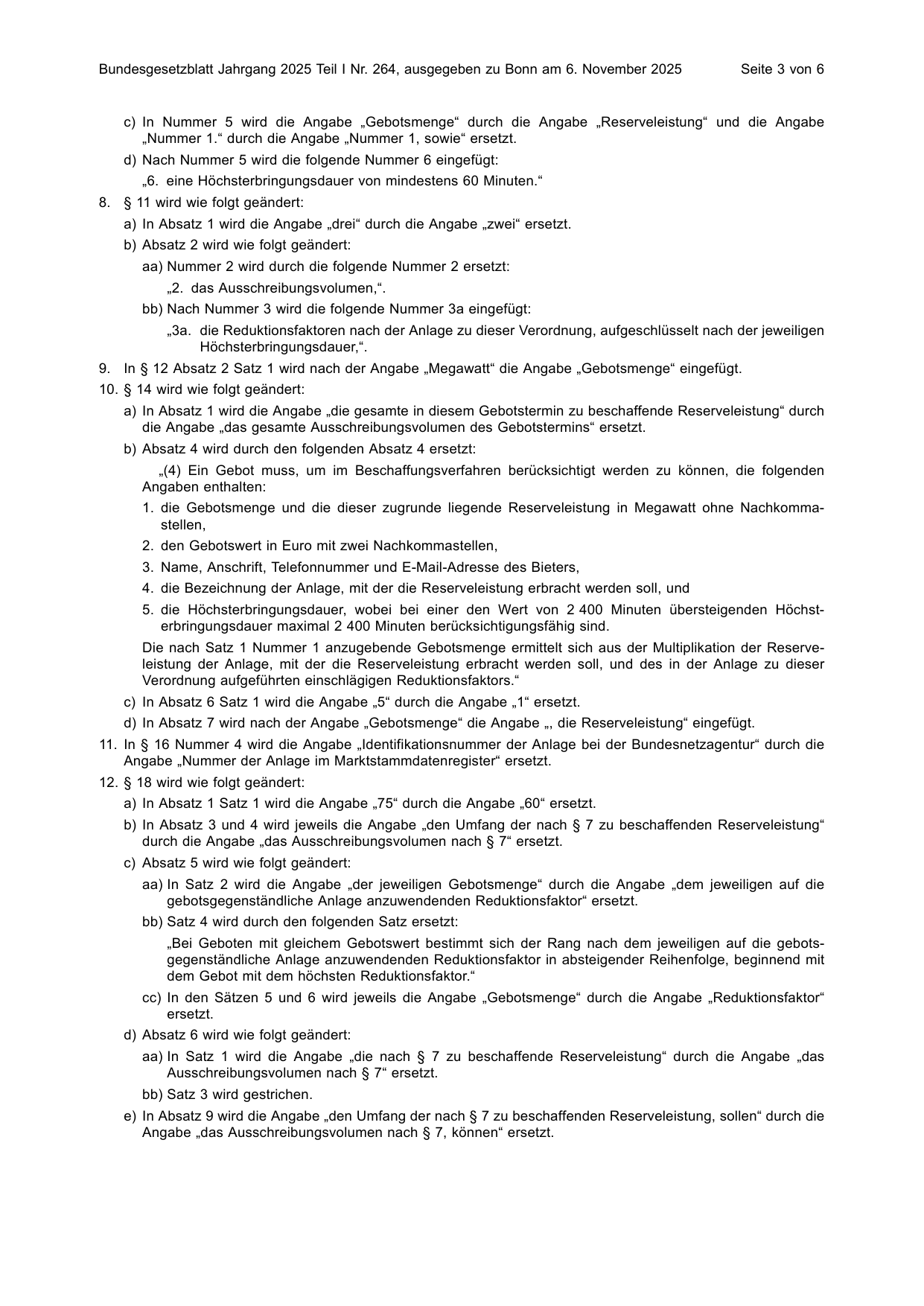 BGBl. 2025, Seite 3 — Originalseite als Abbildung