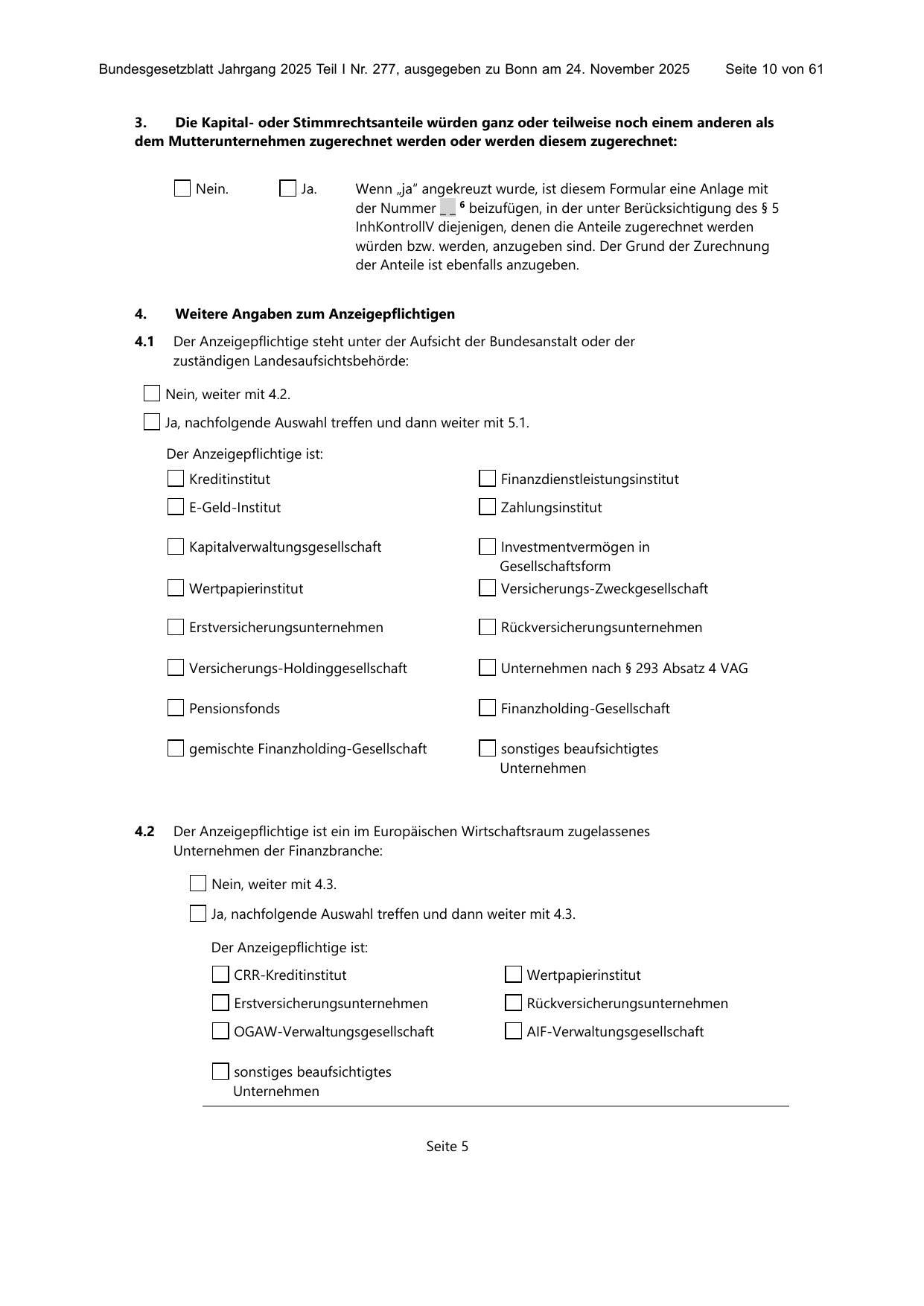 BGBl. 2025, Seite 10 — Originalseite als Abbildung