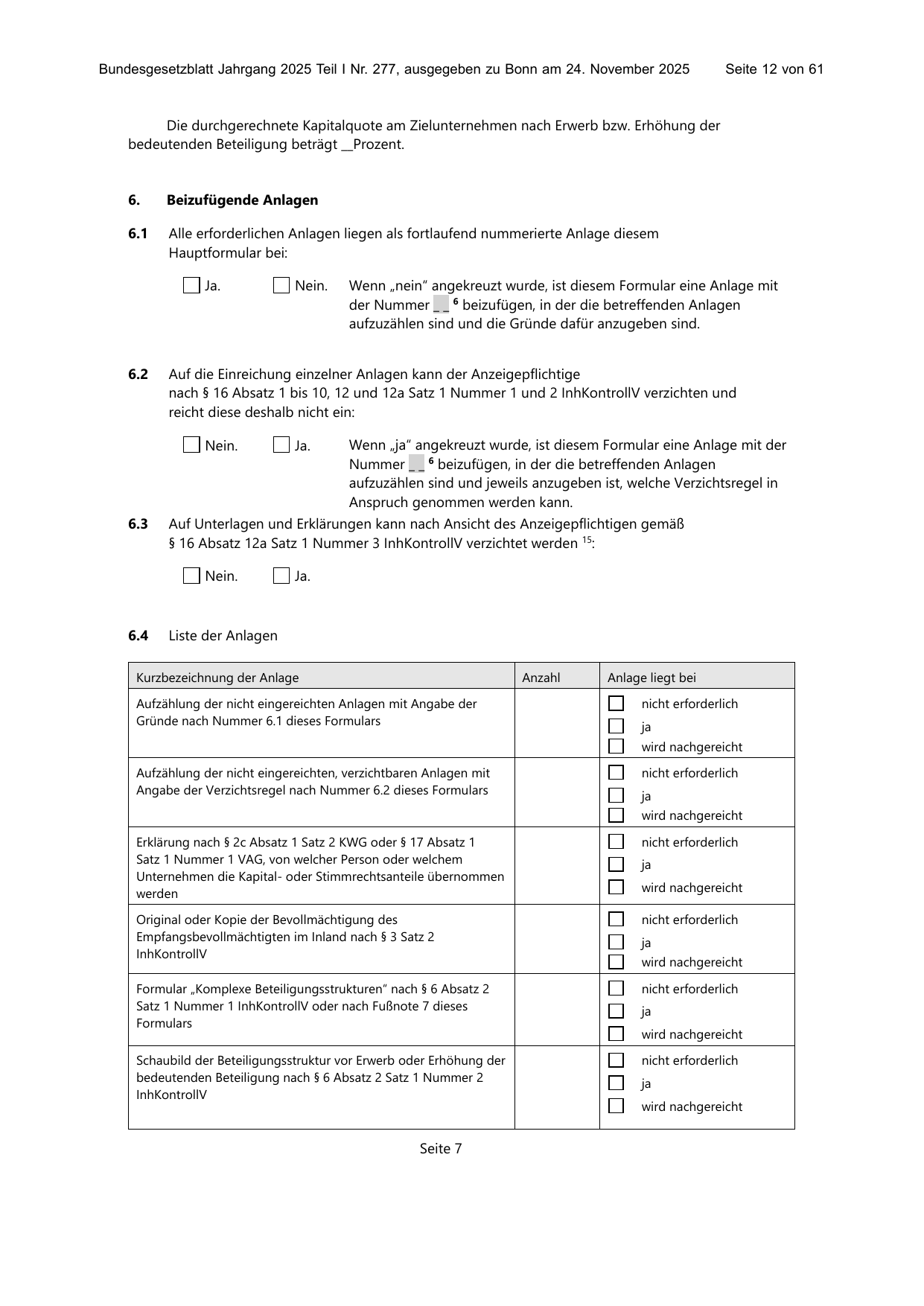 BGBl. 2025, Seite 12 — Originalseite als Abbildung
