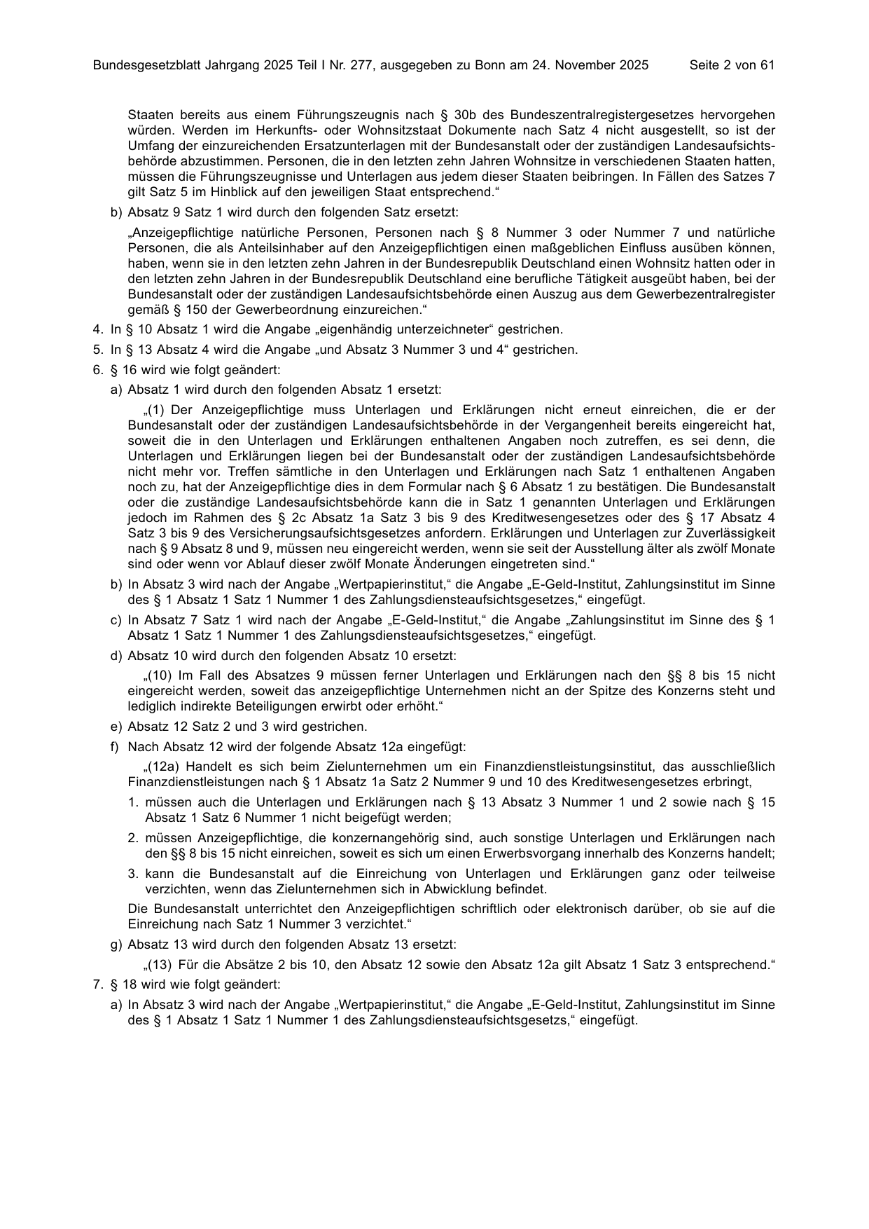 BGBl. 2025, Seite 2 — Originalseite als Abbildung