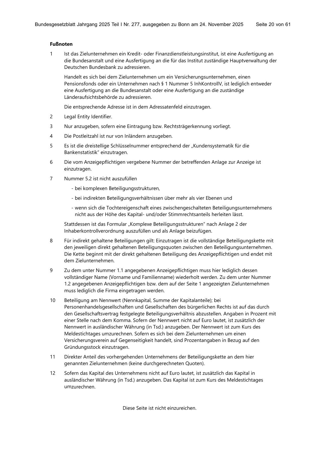 BGBl. 2025, Seite 20 — Originalseite als Abbildung