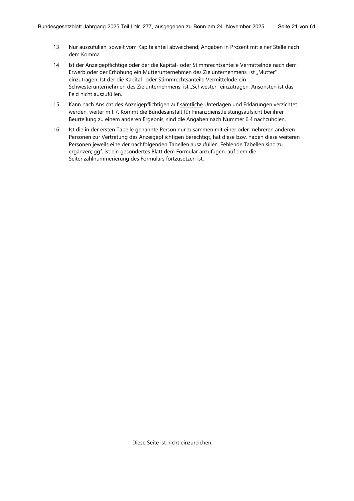 BGBl. 2025, Seite 21 — Originalseite als Abbildung