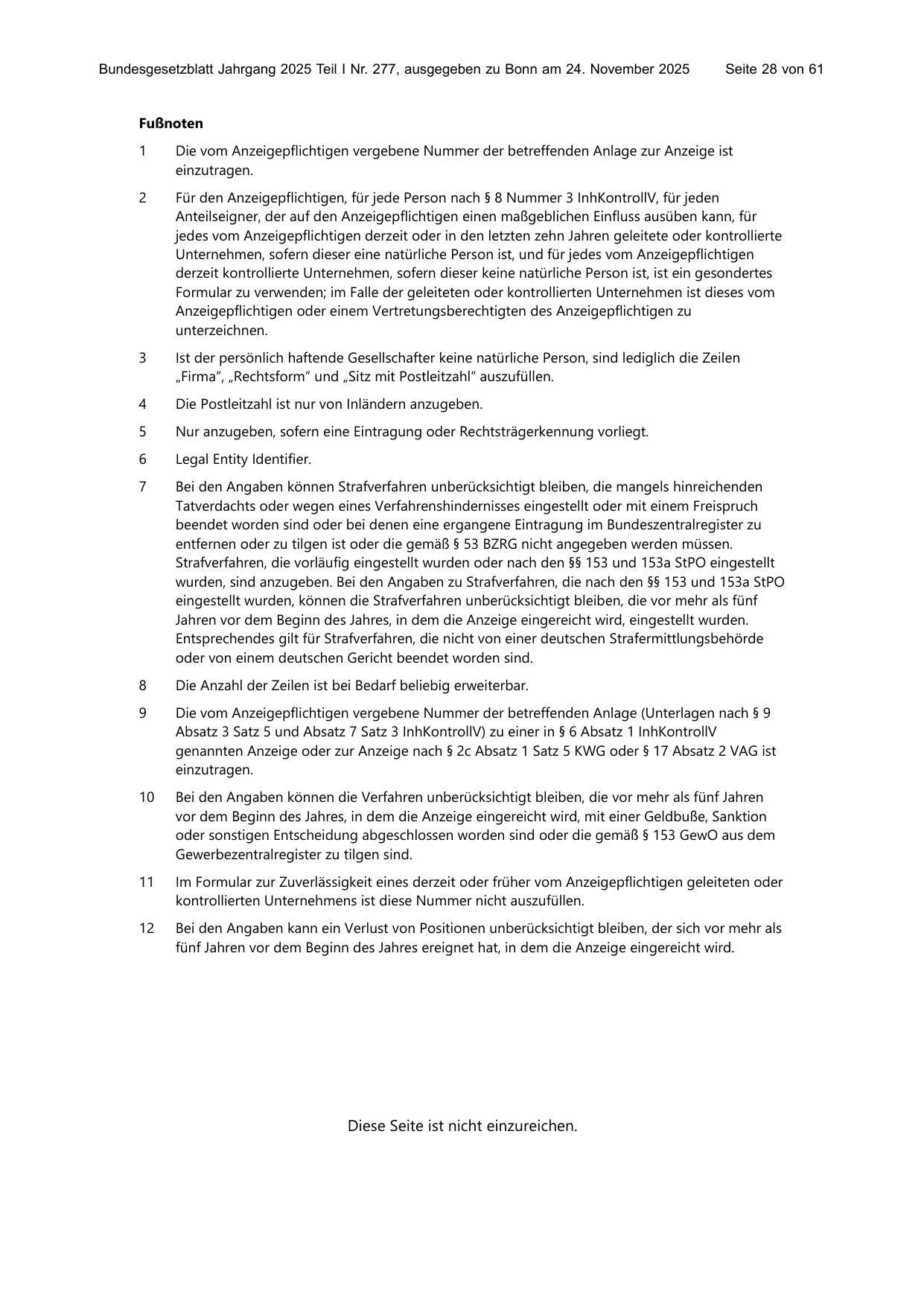BGBl. 2025, Seite 28 — Originalseite als Abbildung