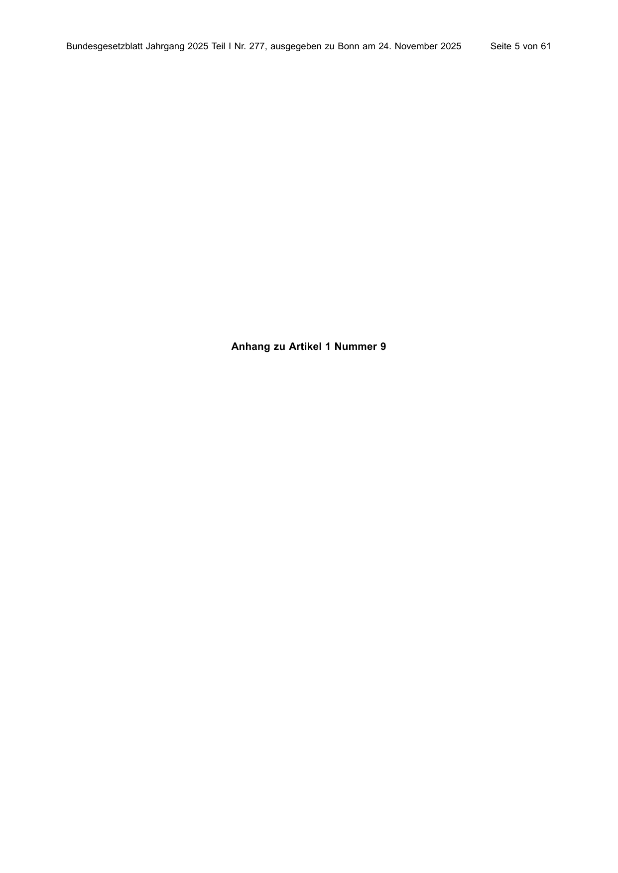 BGBl. 2025, Seite 5 — Originalseite als Abbildung