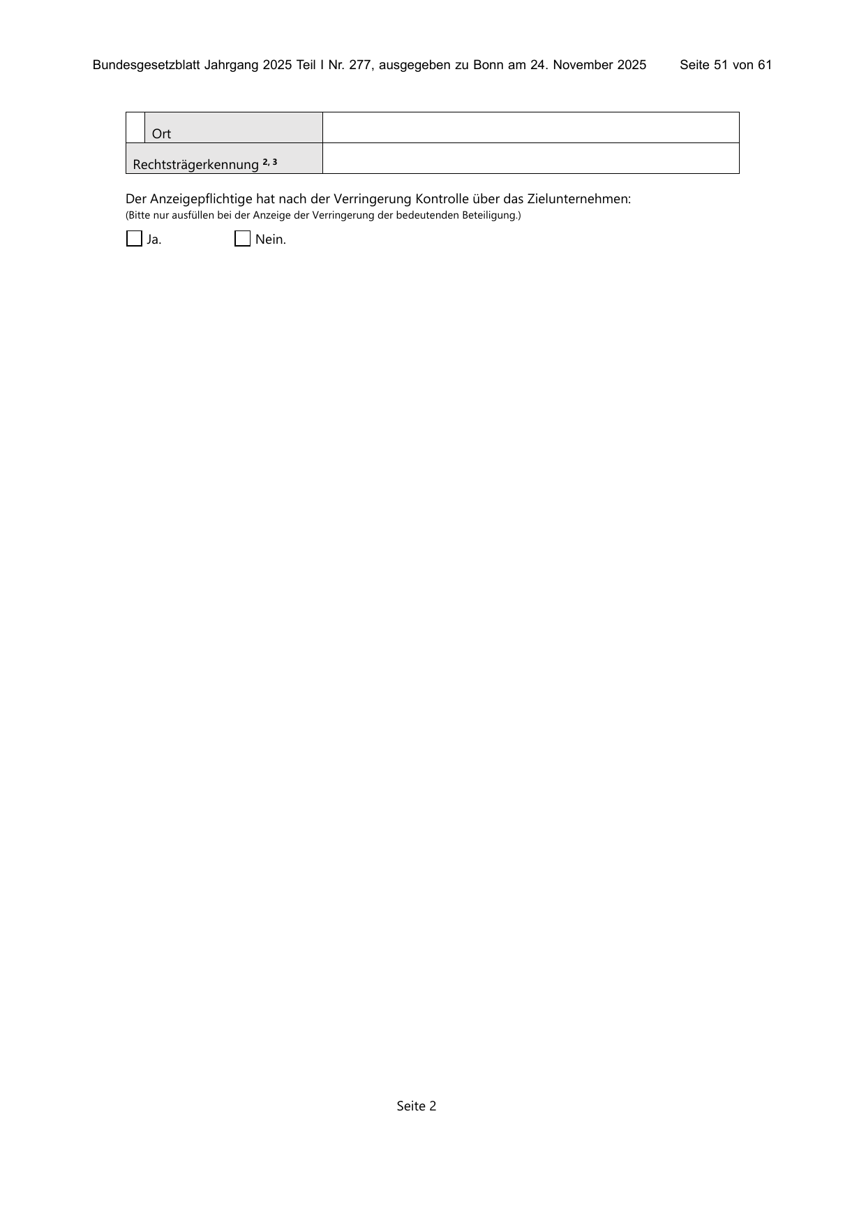 BGBl. 2025, Seite 51 — Originalseite als Abbildung
