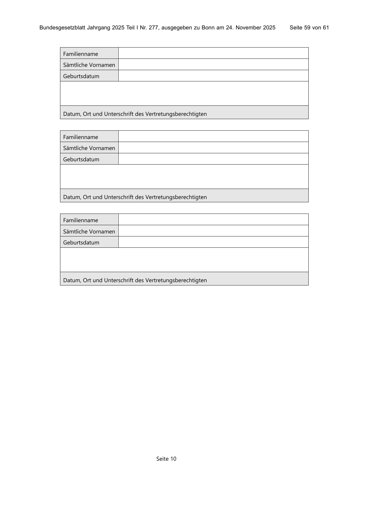 BGBl. 2025, Seite 59 — Originalseite als Abbildung