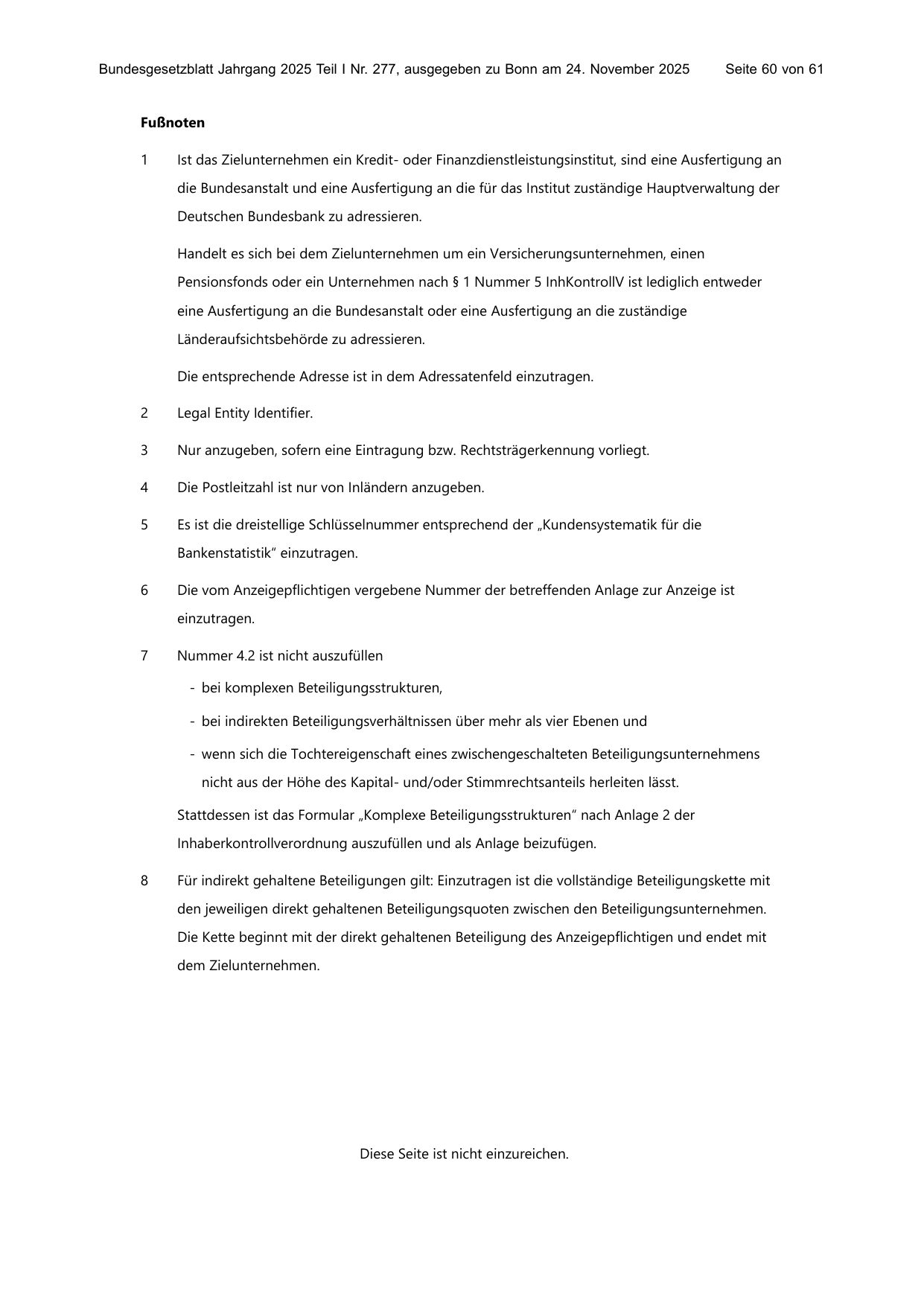 BGBl. 2025, Seite 60 — Originalseite als Abbildung