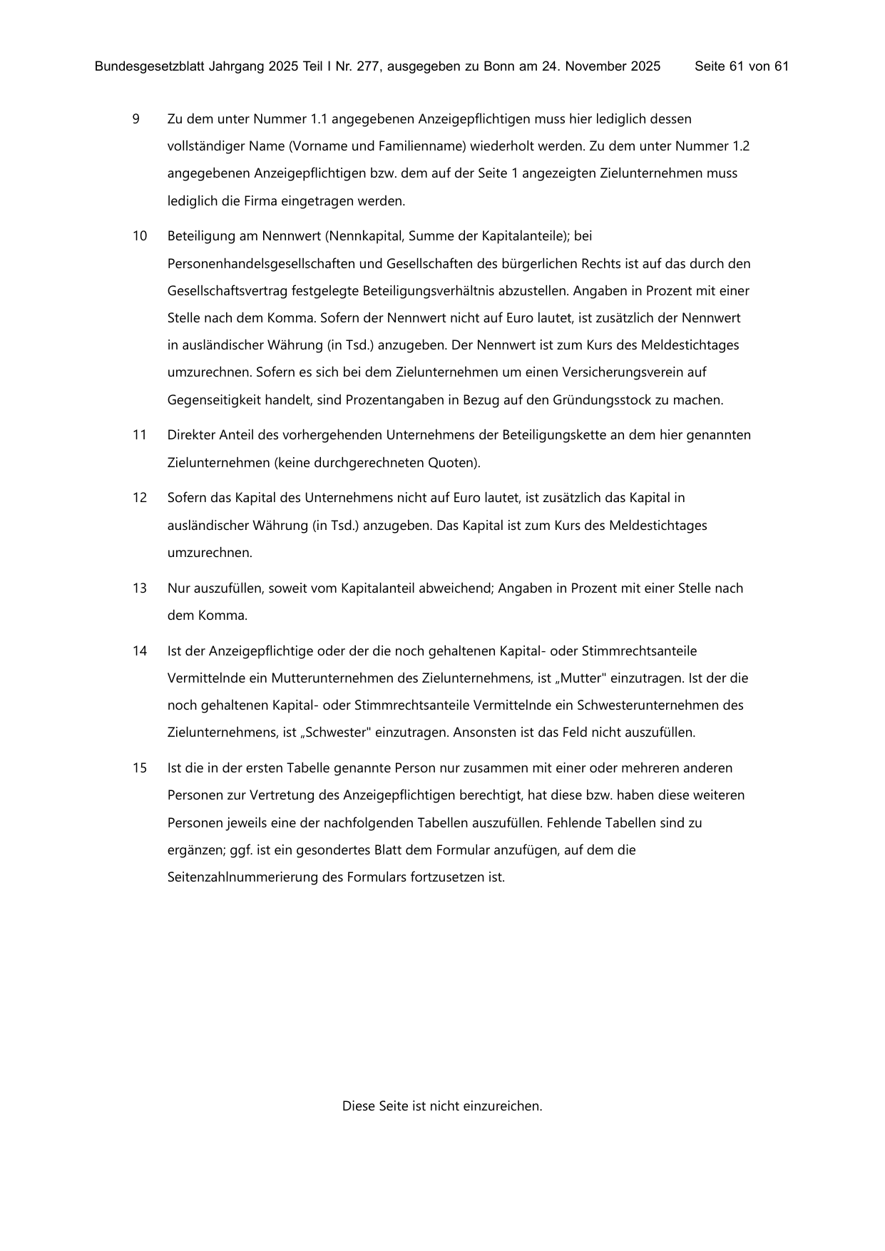 BGBl. 2025, Seite 61 — Originalseite als Abbildung