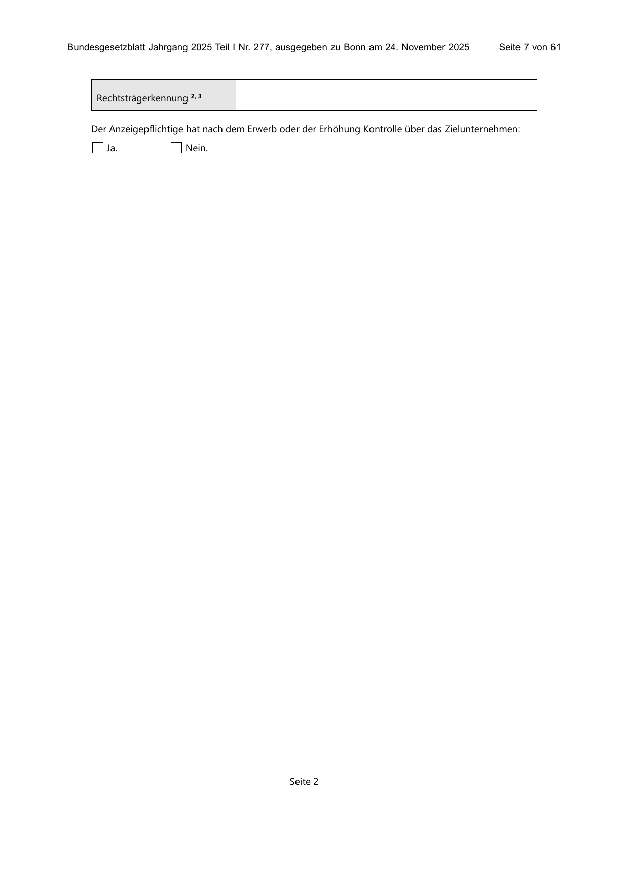 BGBl. 2025, Seite 7 — Originalseite als Abbildung
