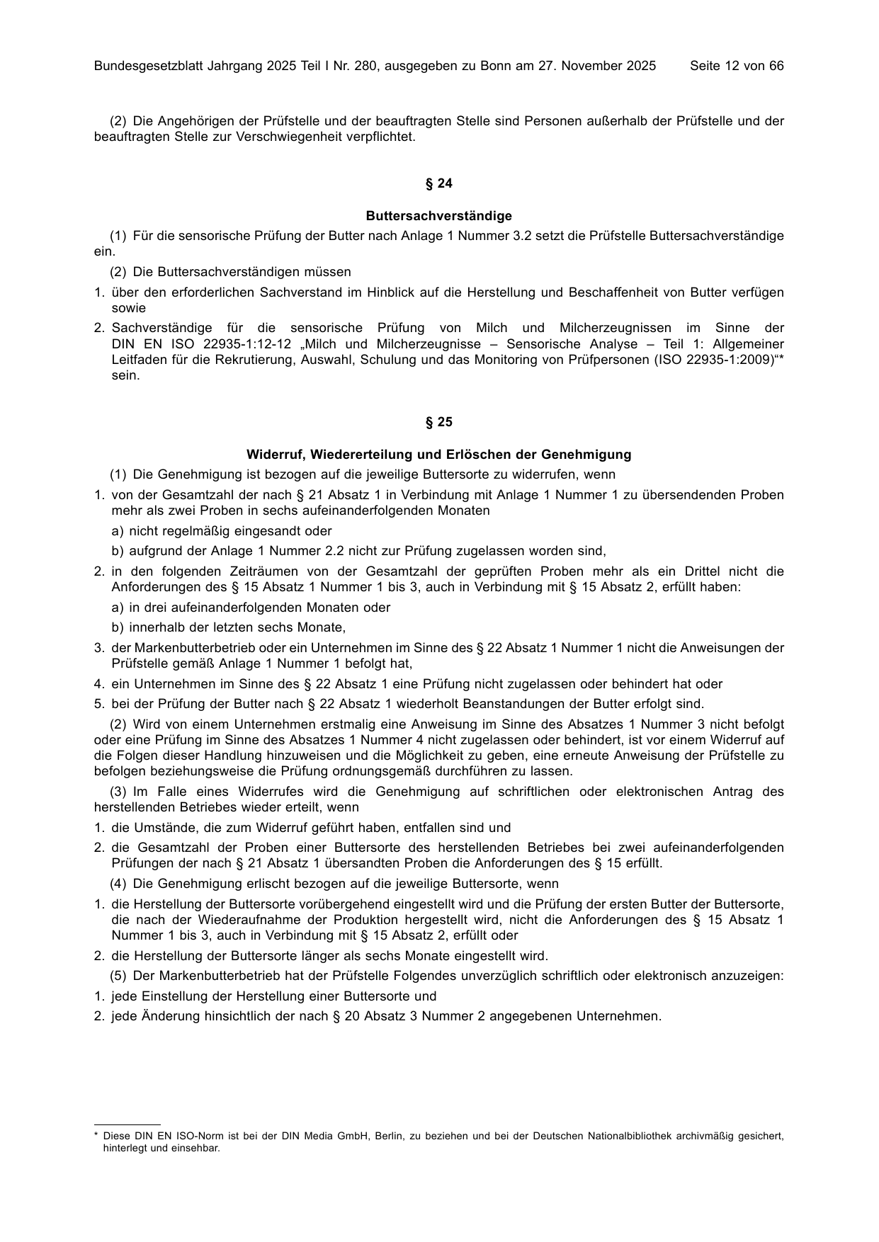 BGBl. 2025, Seite 12 — Originalseite als Abbildung