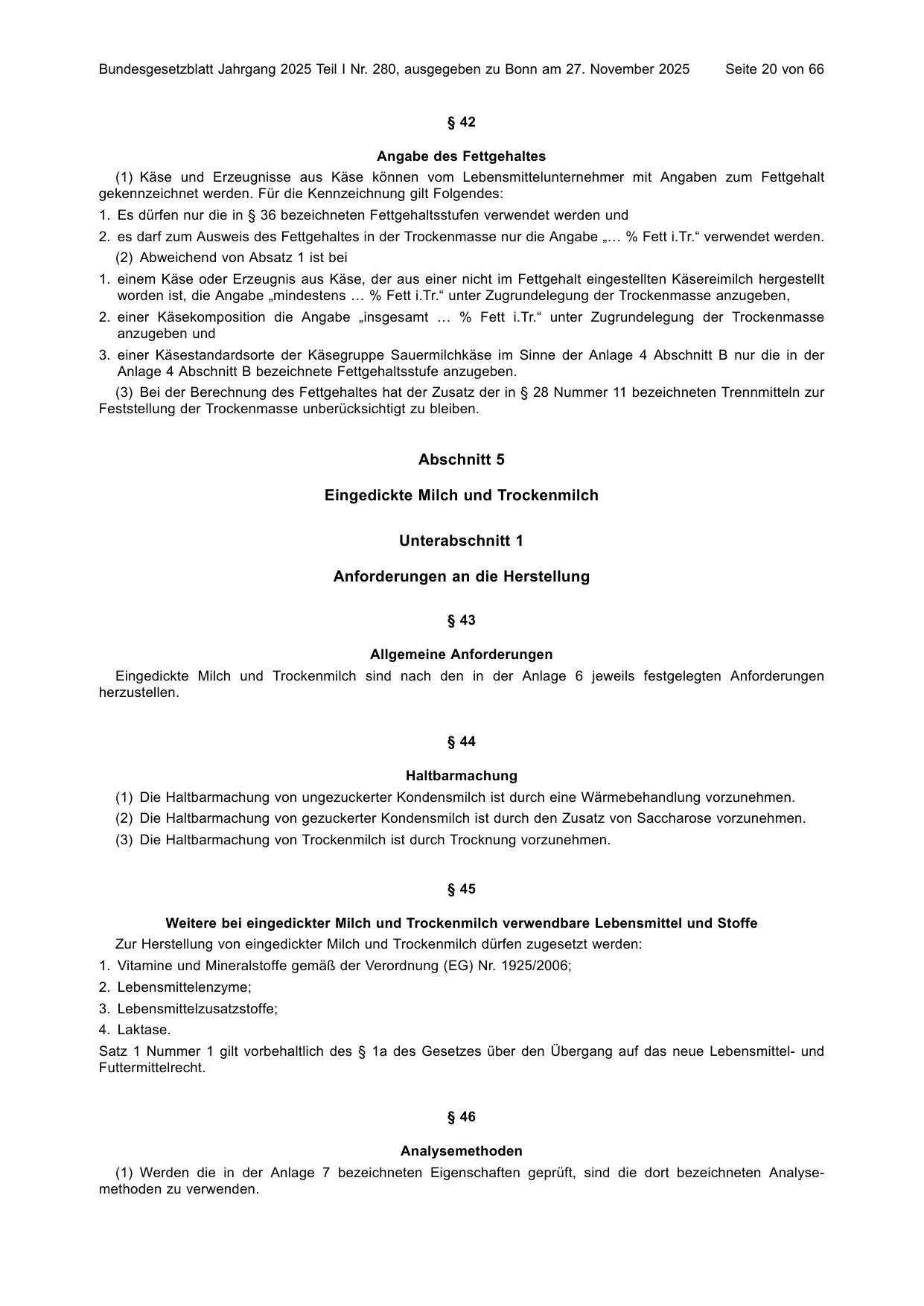 BGBl. 2025, Seite 20 — Originalseite als Abbildung
