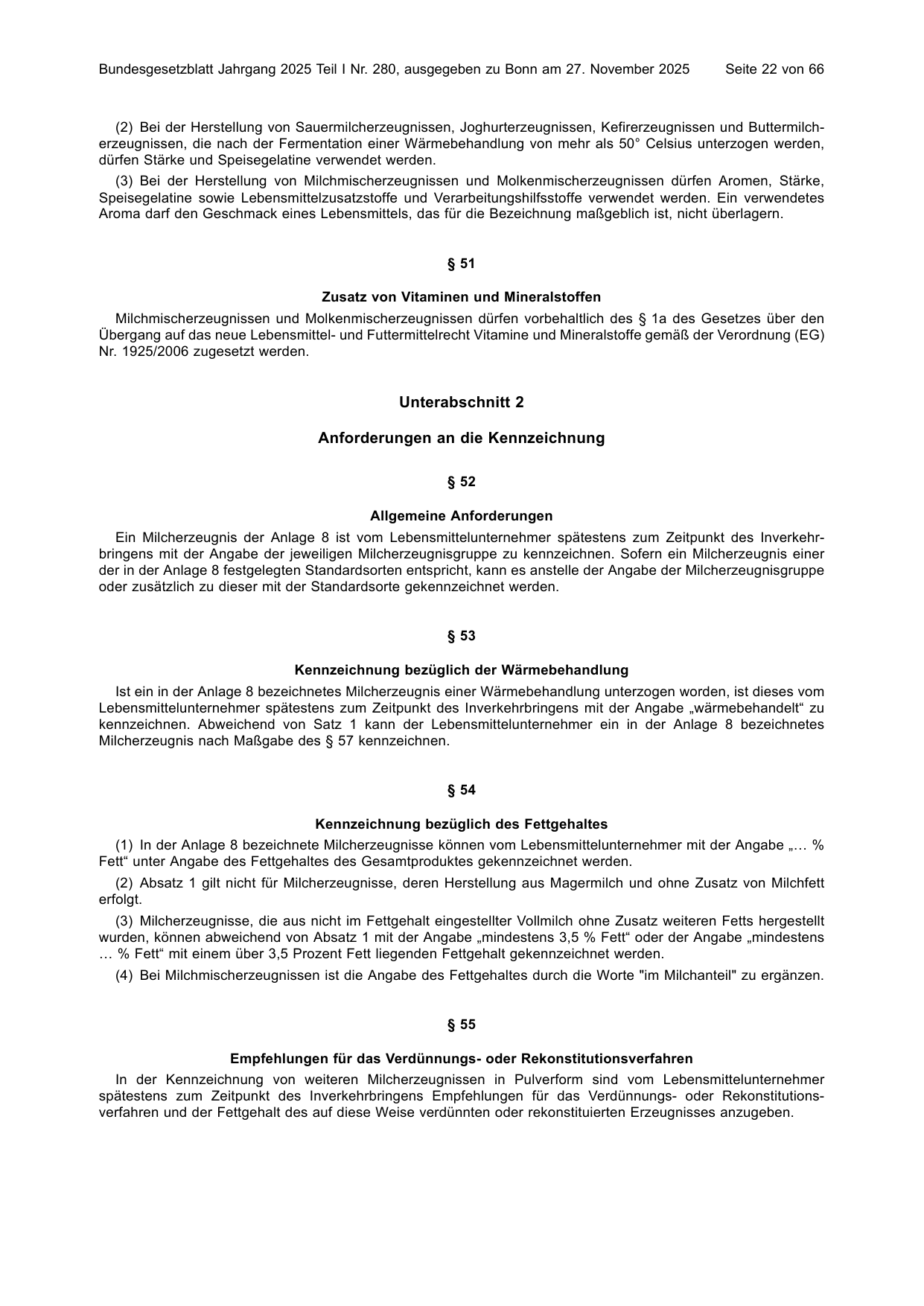 BGBl. 2025, Seite 22 — Originalseite als Abbildung