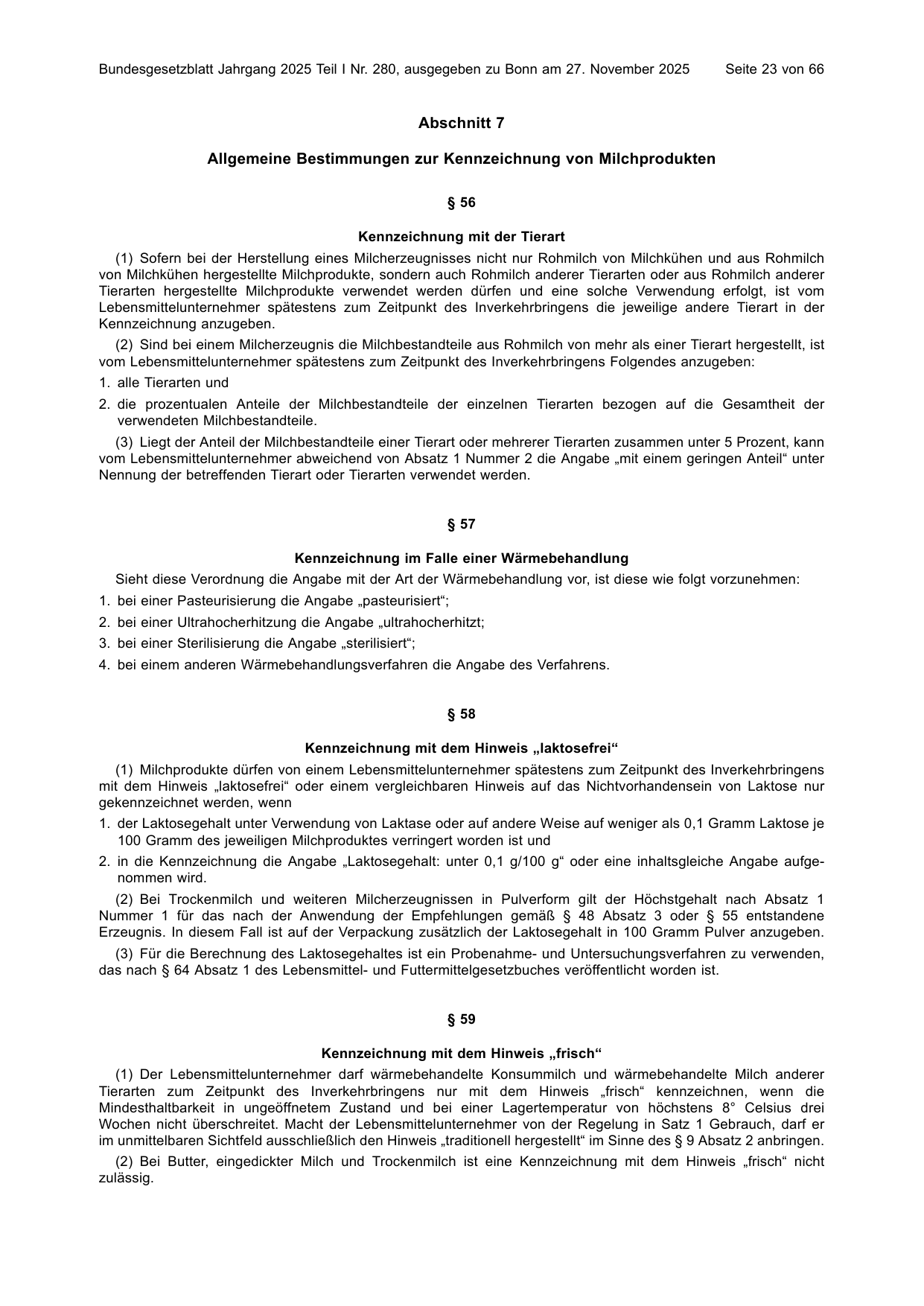 BGBl. 2025, Seite 23 — Originalseite als Abbildung