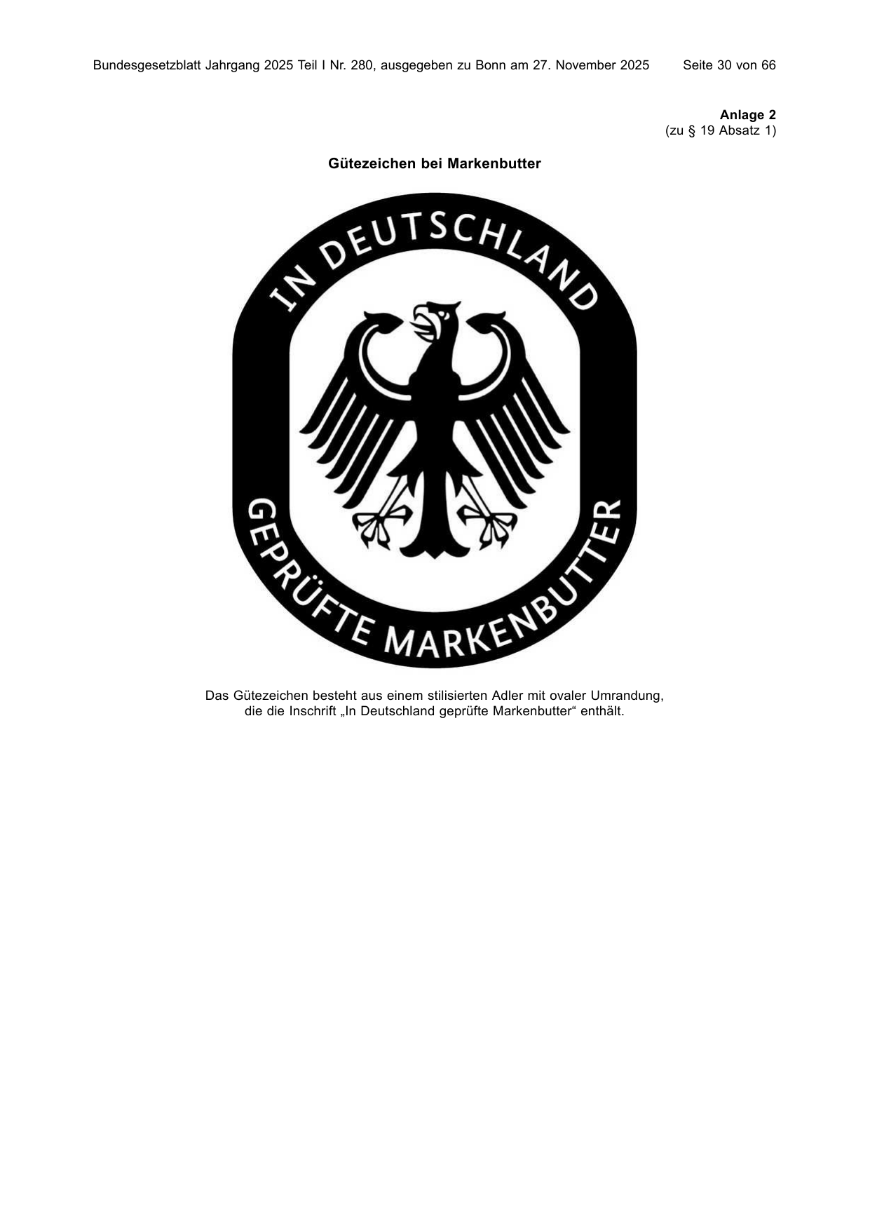 BGBl. 2025, Seite 30 — Originalseite als Abbildung