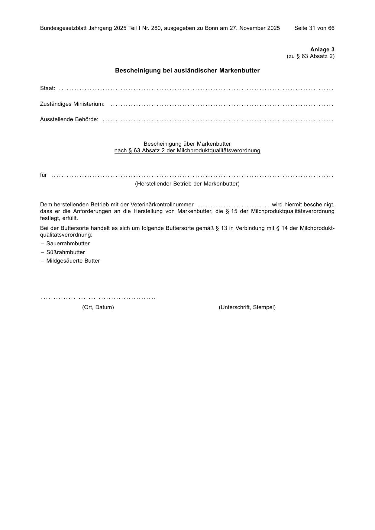BGBl. 2025, Seite 31 — Originalseite als Abbildung