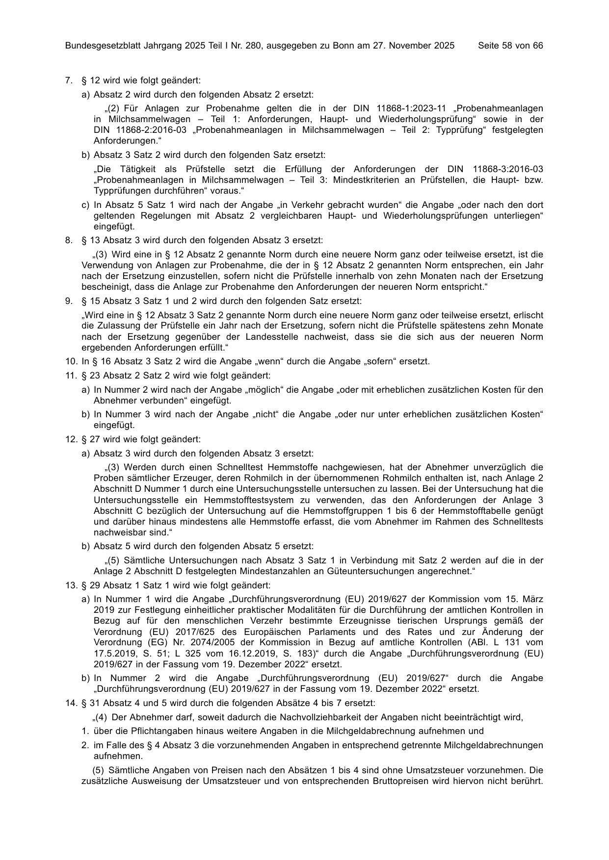 BGBl. 2025, Seite 58 — Originalseite als Abbildung