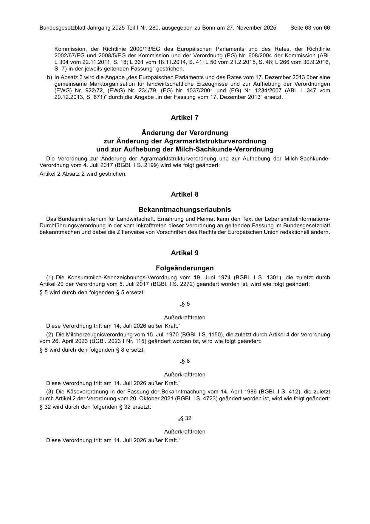 BGBl. 2025, Seite 63 — Originalseite als Abbildung