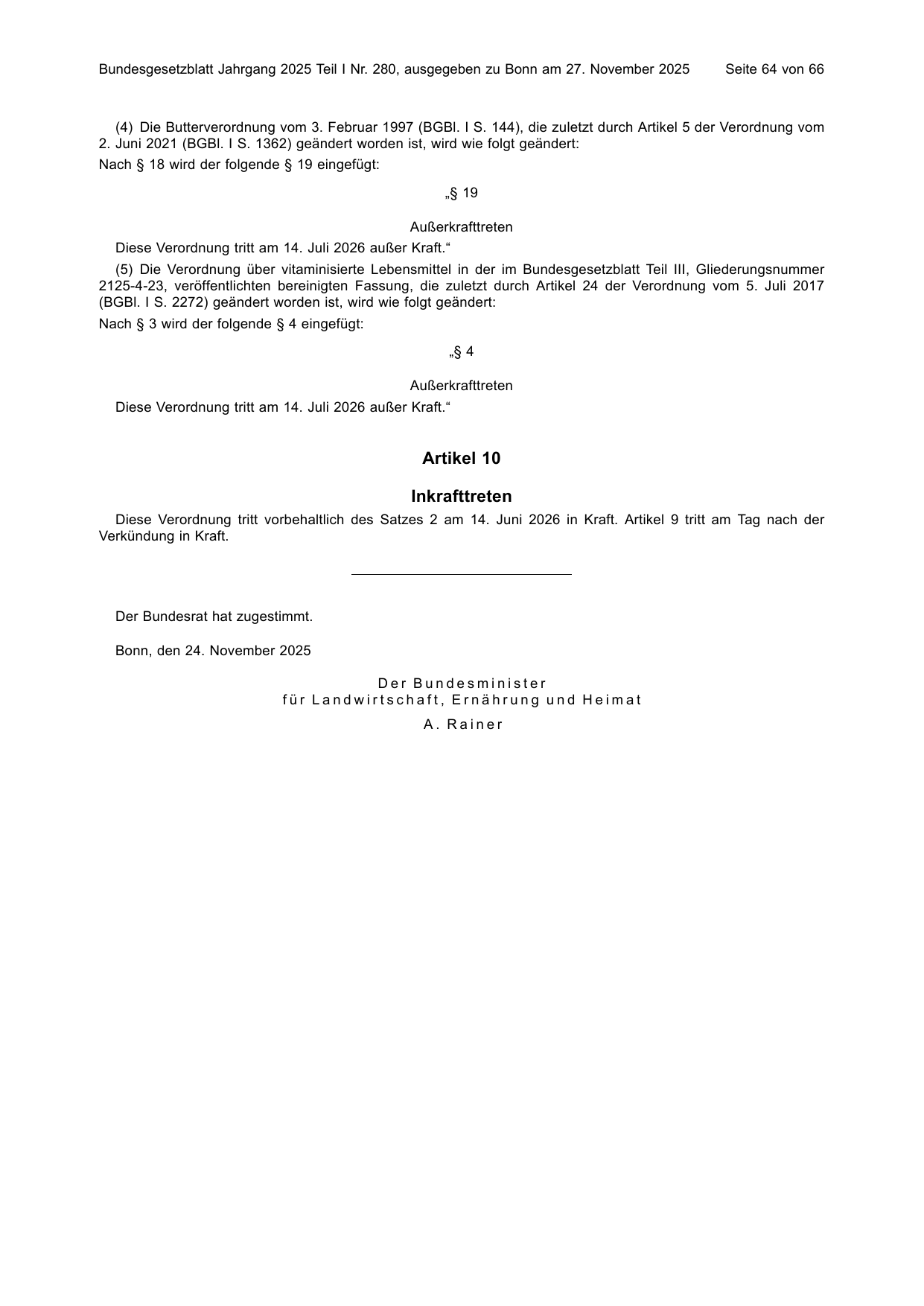 BGBl. 2025, Seite 64 — Originalseite als Abbildung