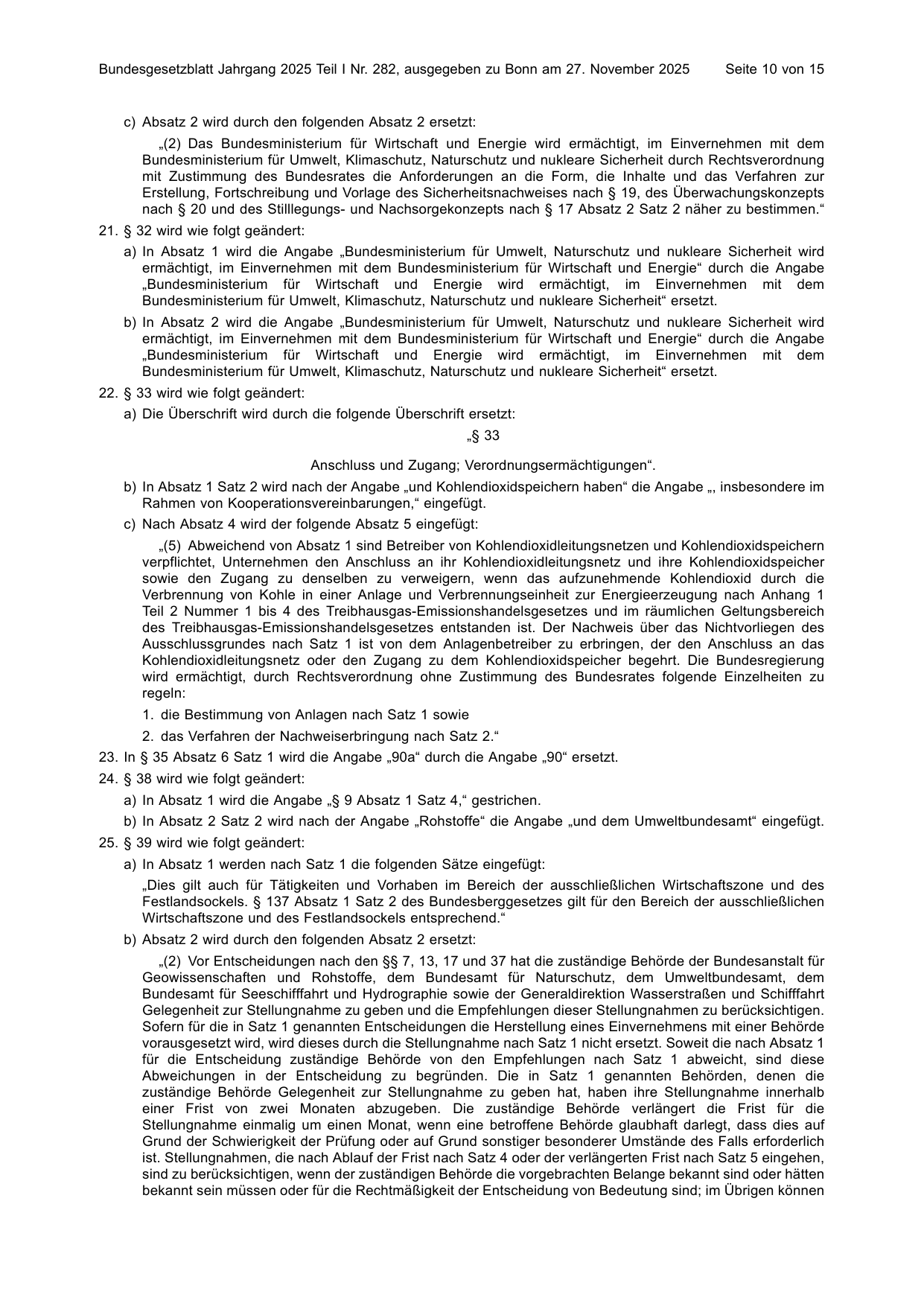 BGBl. 2025, Seite 10 — Originalseite als Abbildung