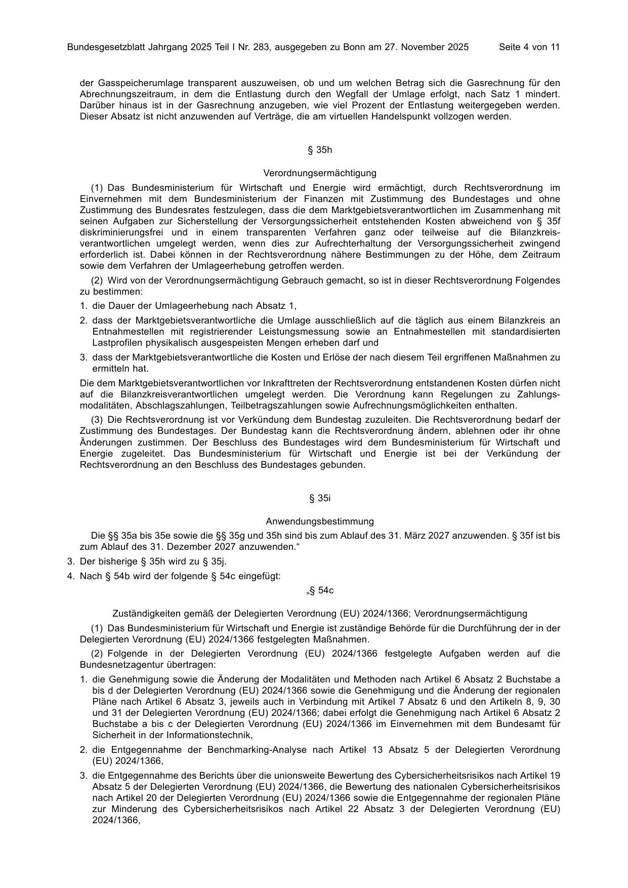 BGBl. 2025, Seite 4 — Originalseite als Abbildung