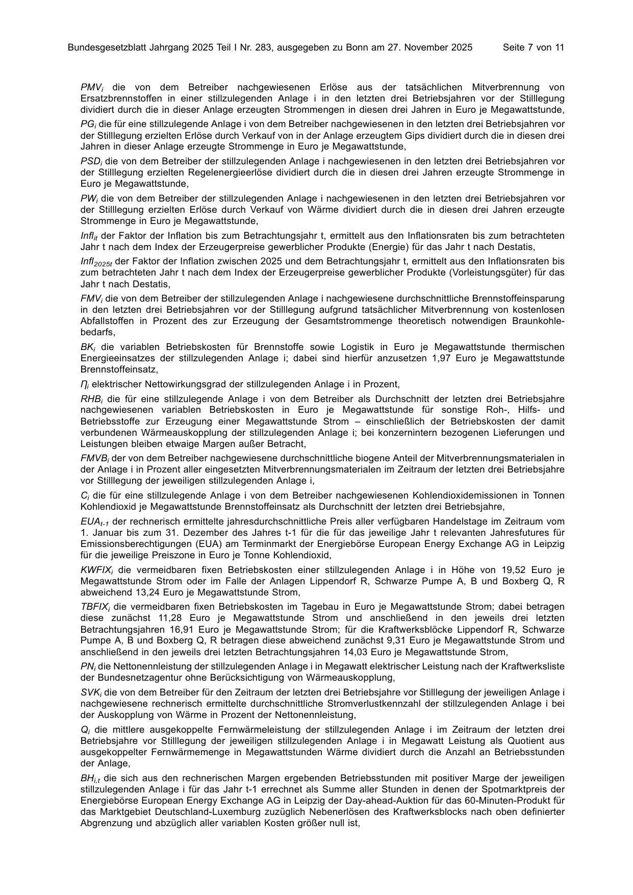 BGBl. 2025, Seite 7 — Originalseite als Abbildung