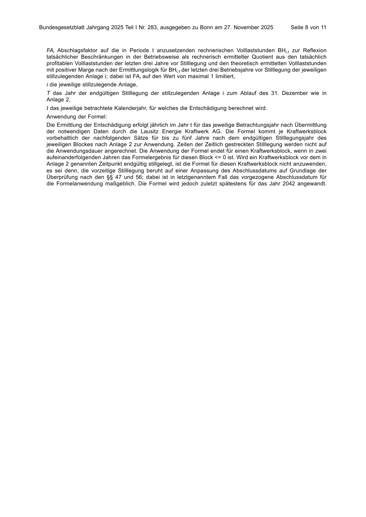 BGBl. 2025, Seite 8 — Originalseite als Abbildung