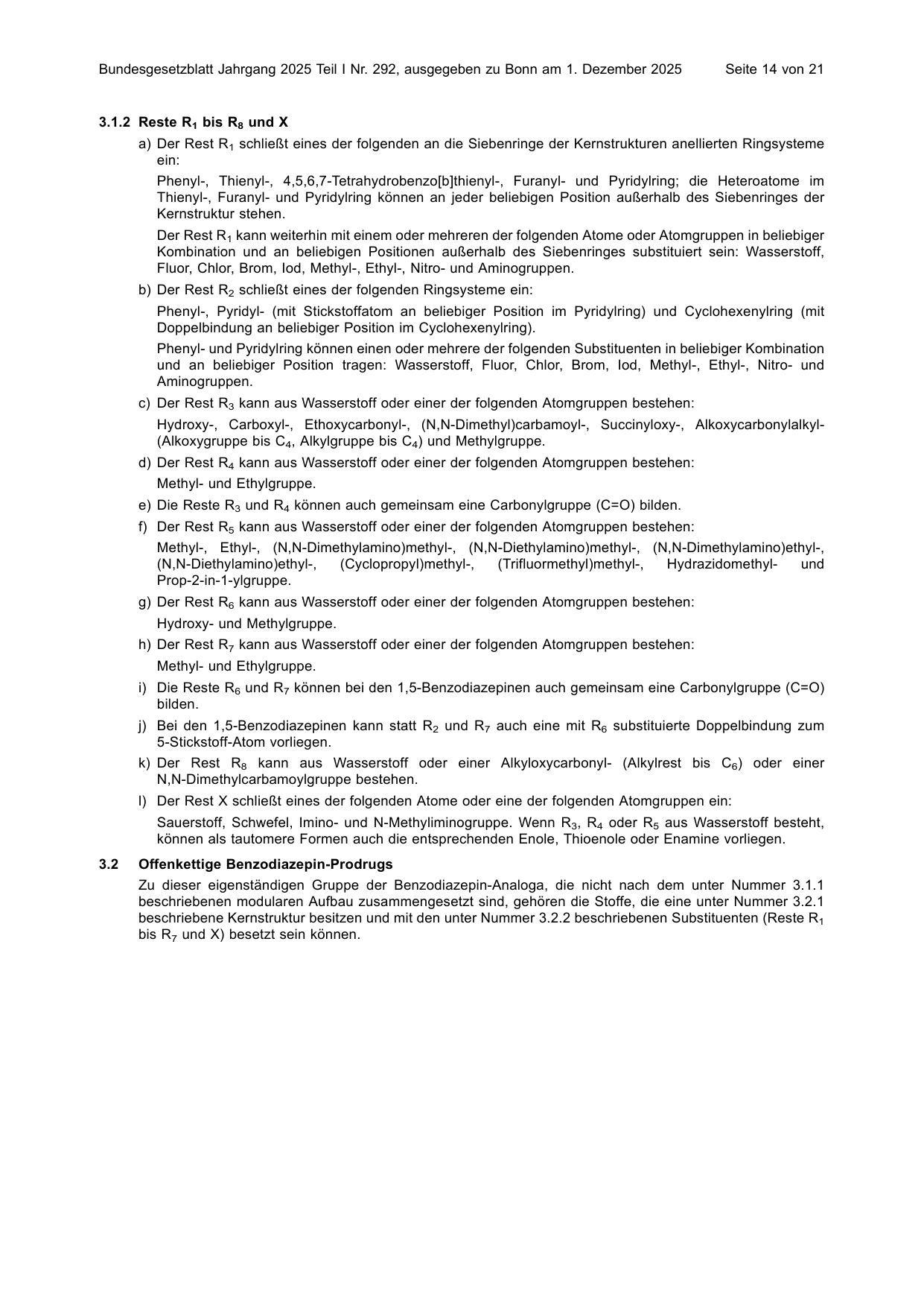 BGBl. 2025, Seite 14 — Originalseite als Abbildung