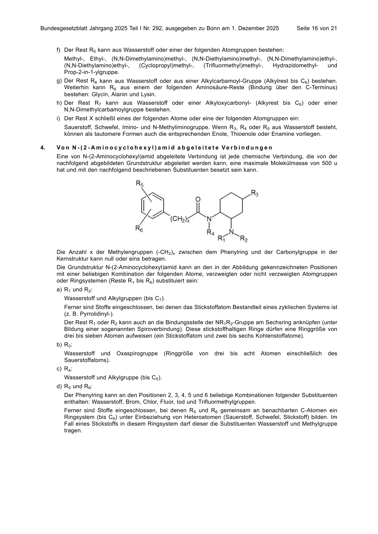BGBl. 2025, Seite 16 — Originalseite als Abbildung