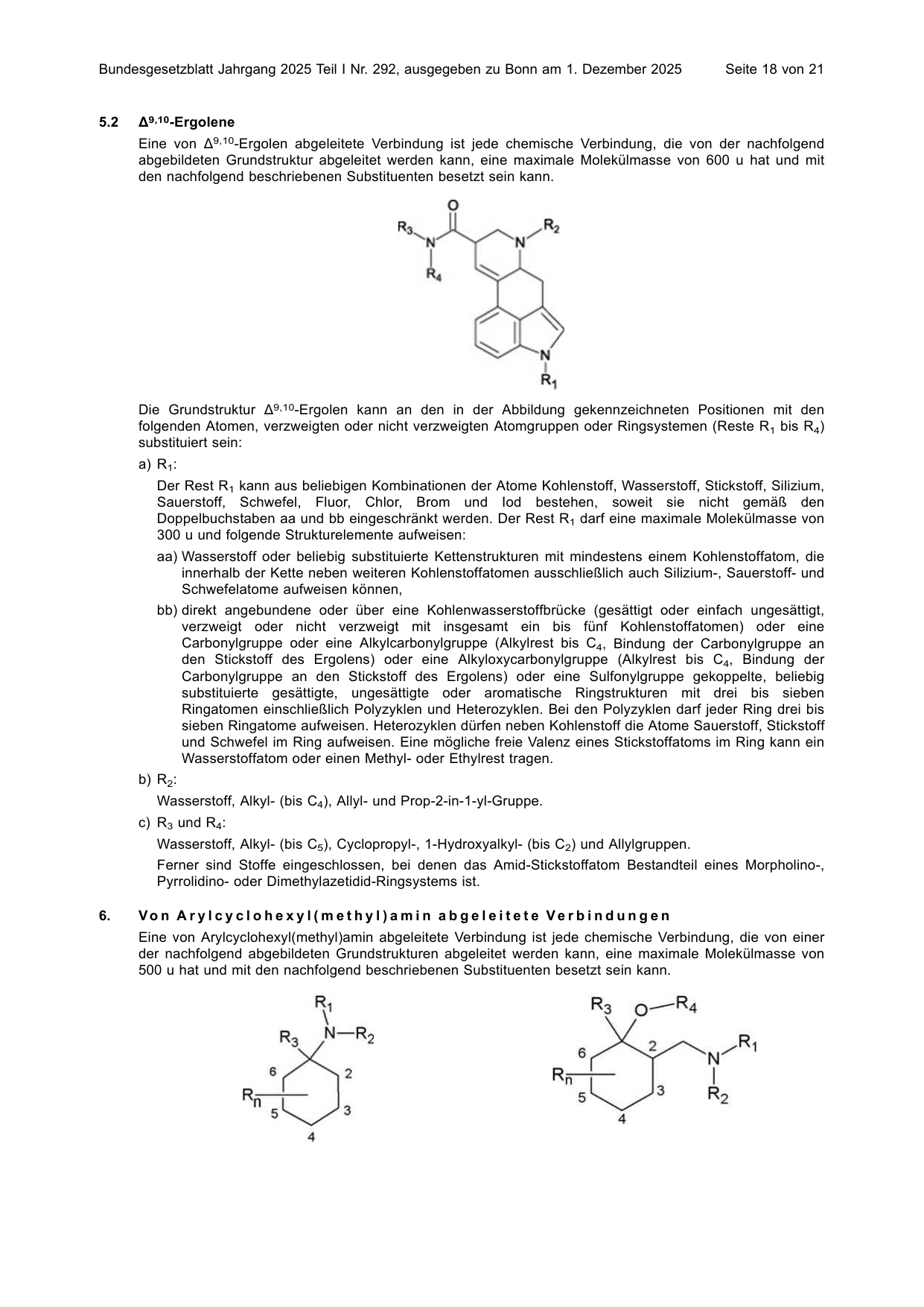 BGBl. 2025, Seite 18 — Originalseite als Abbildung