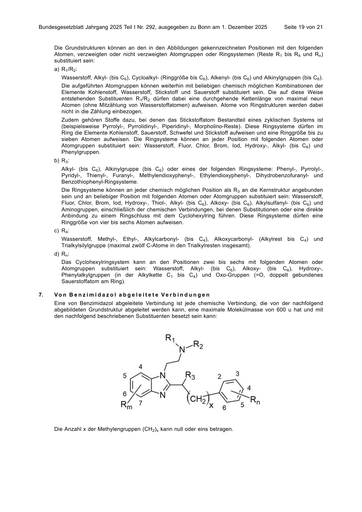 BGBl. 2025, Seite 19 — Originalseite als Abbildung
