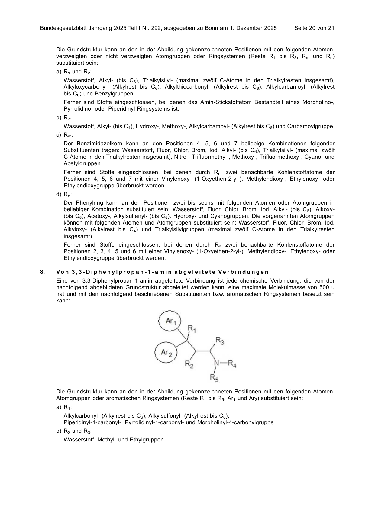 BGBl. 2025, Seite 20 — Originalseite als Abbildung