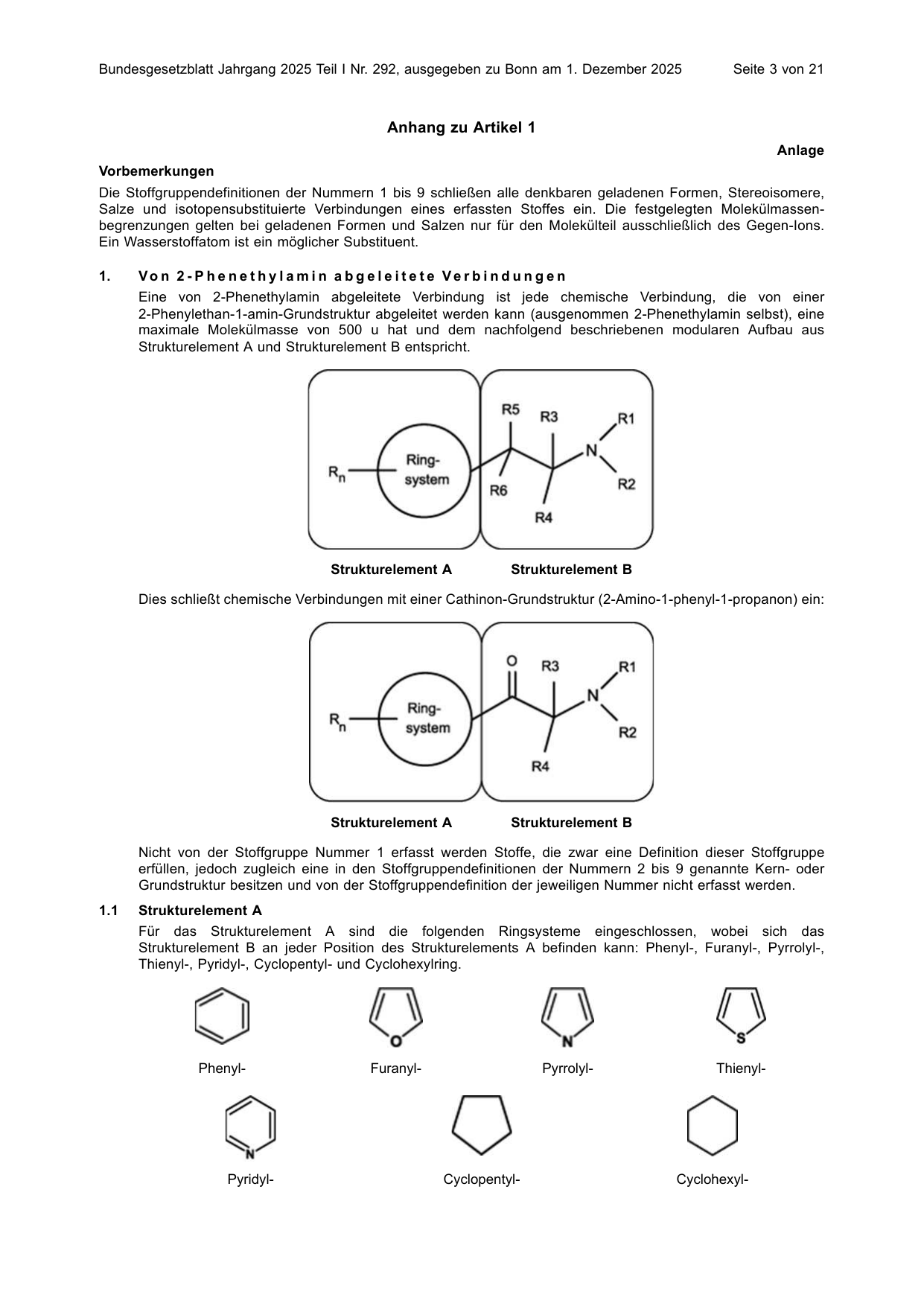 BGBl. 2025, Seite 3 — Originalseite als Abbildung