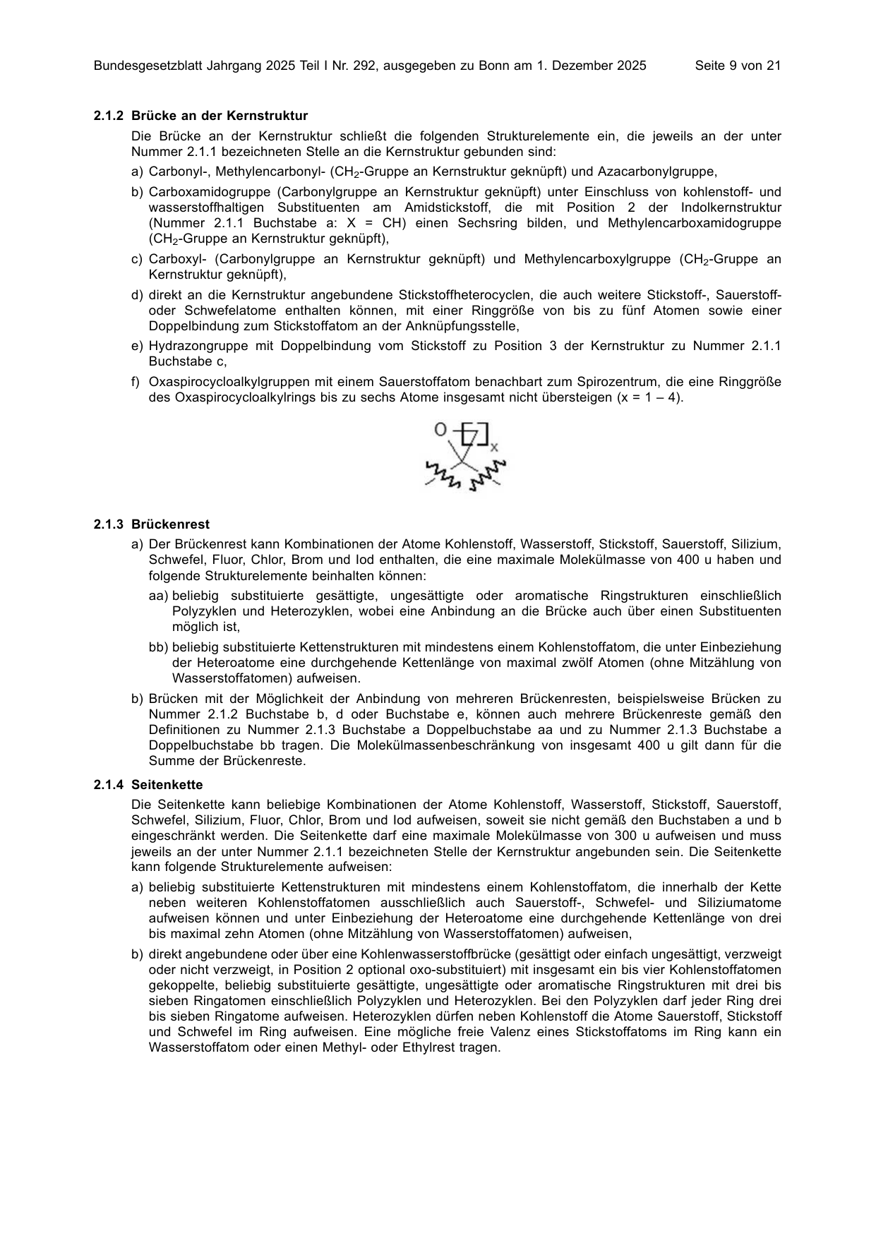 BGBl. 2025, Seite 9 — Originalseite als Abbildung