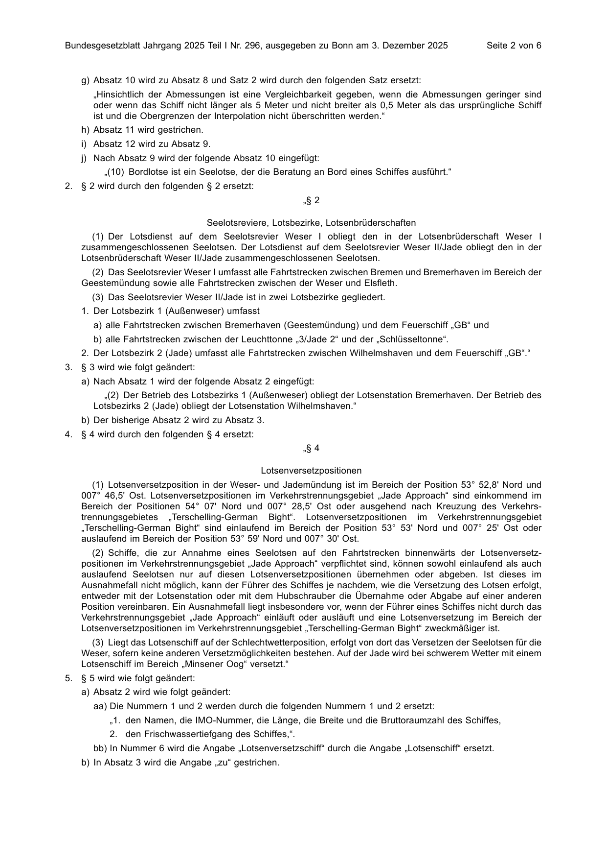 BGBl. 2025, Seite 2 — Originalseite als Abbildung
