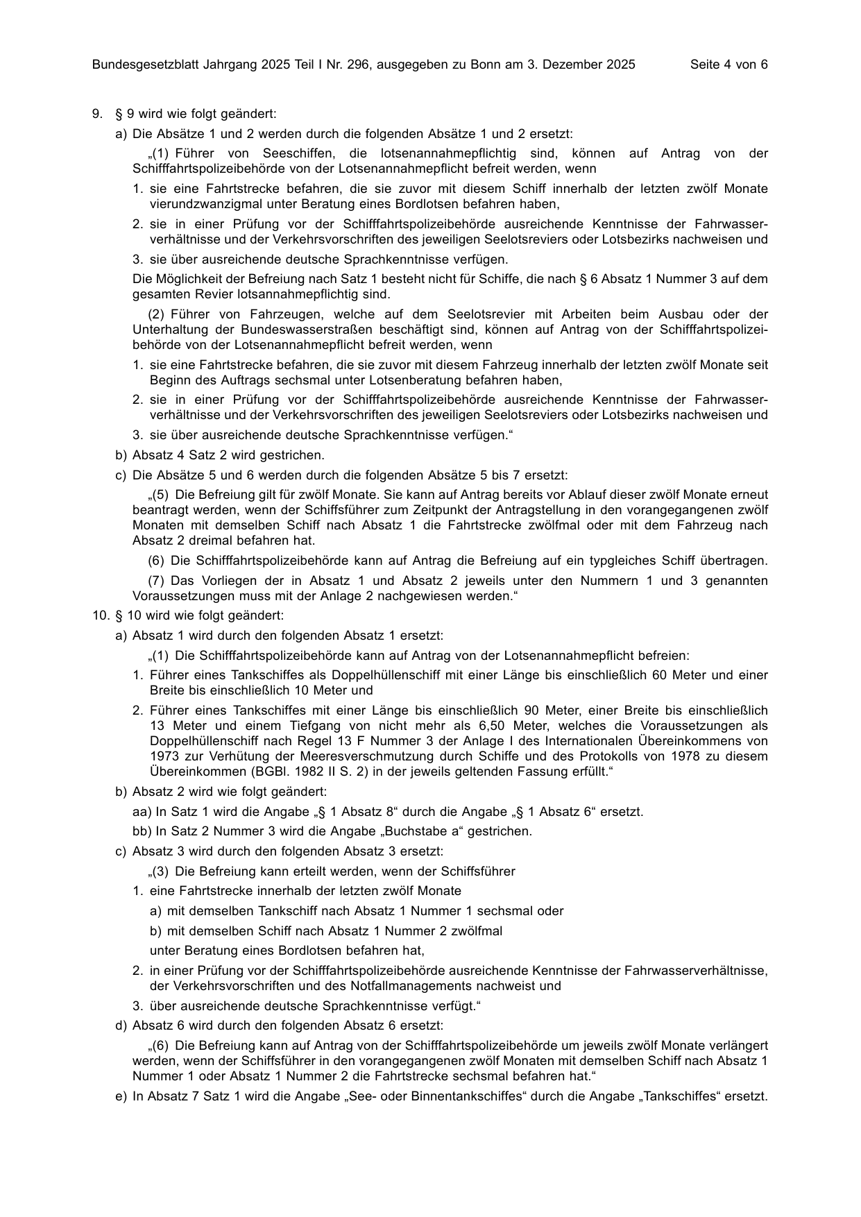 BGBl. 2025, Seite 4 — Originalseite als Abbildung