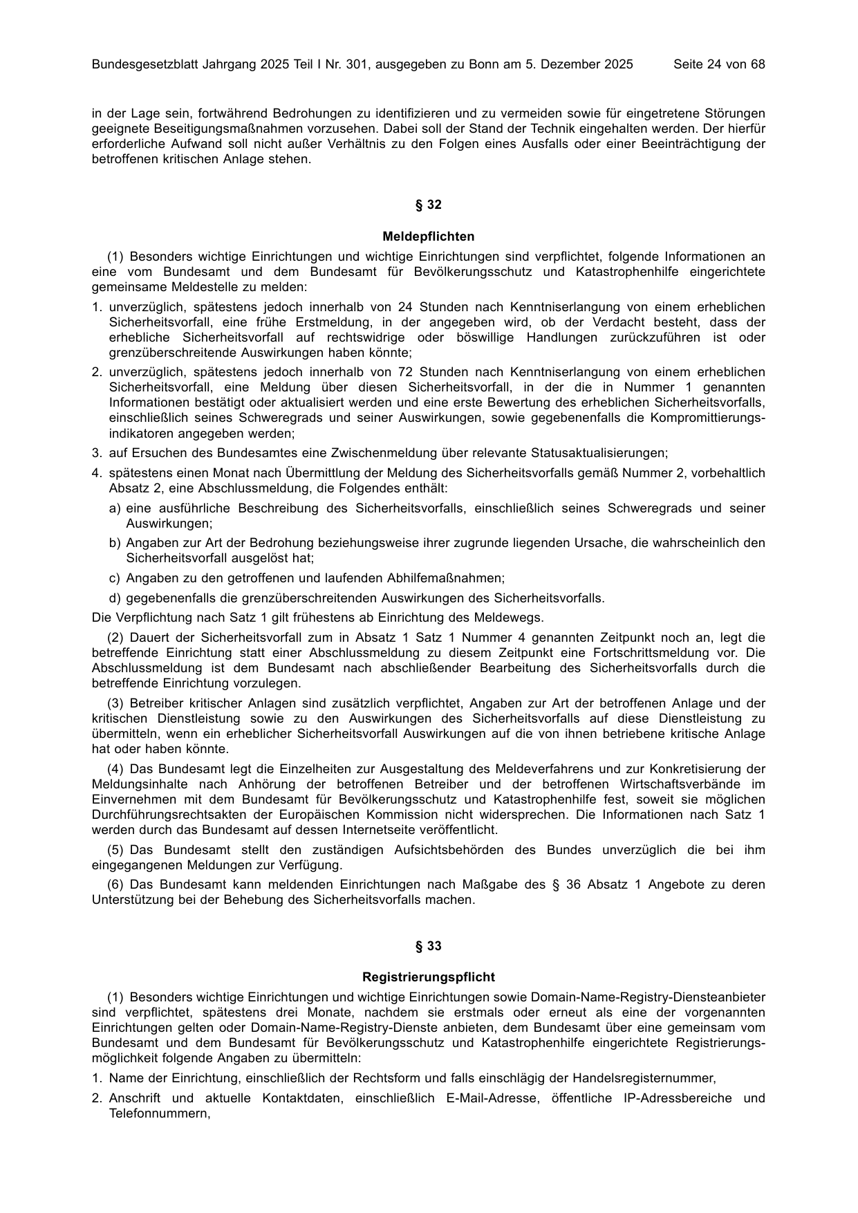 BGBl. 2025, Seite 24 — Originalseite als Abbildung