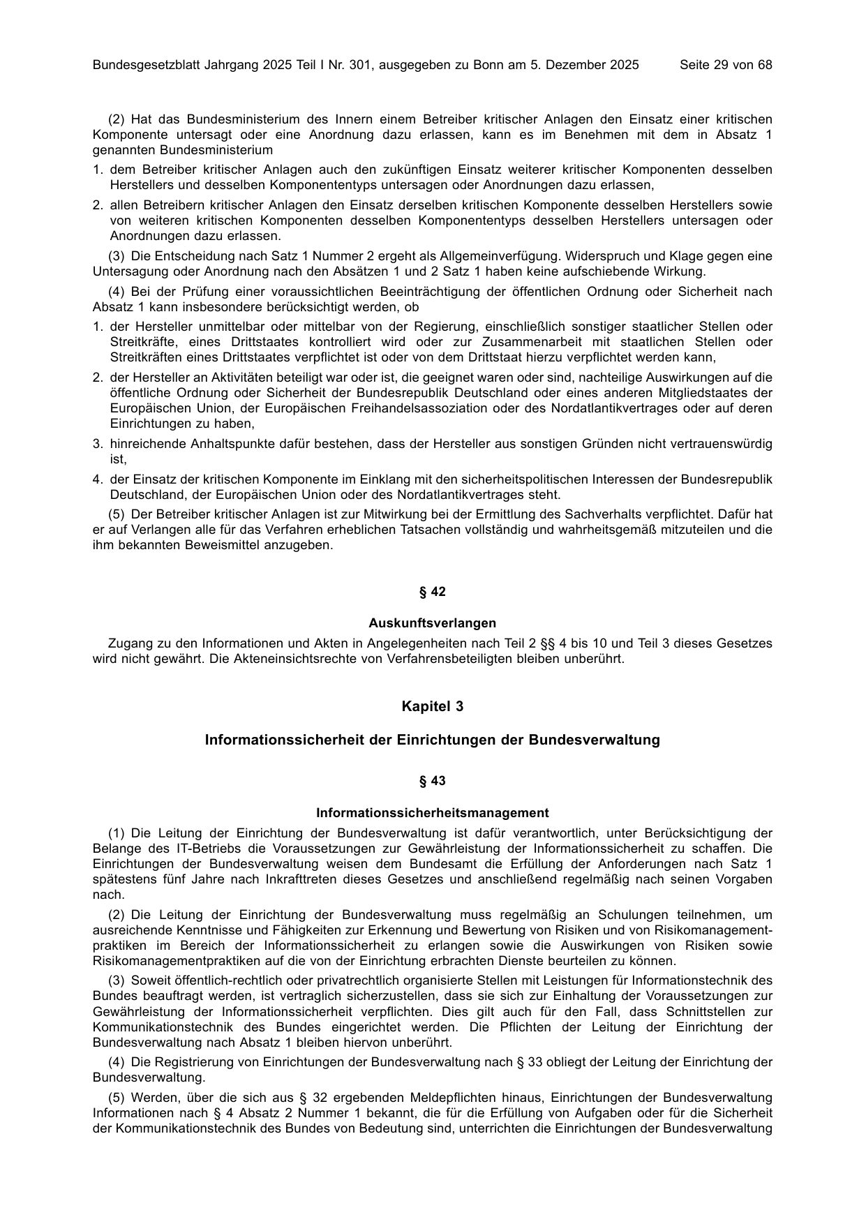 BGBl. 2025, Seite 29 — Originalseite als Abbildung