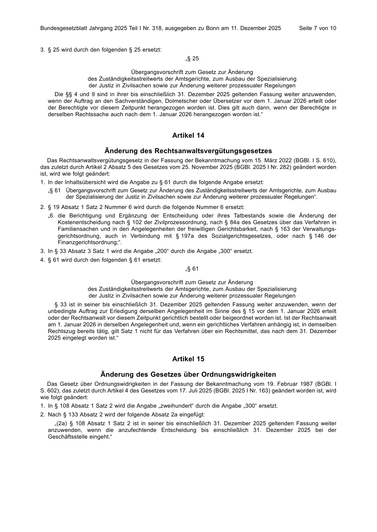 BGBl. 2025, Seite 7 — Originalseite als Abbildung