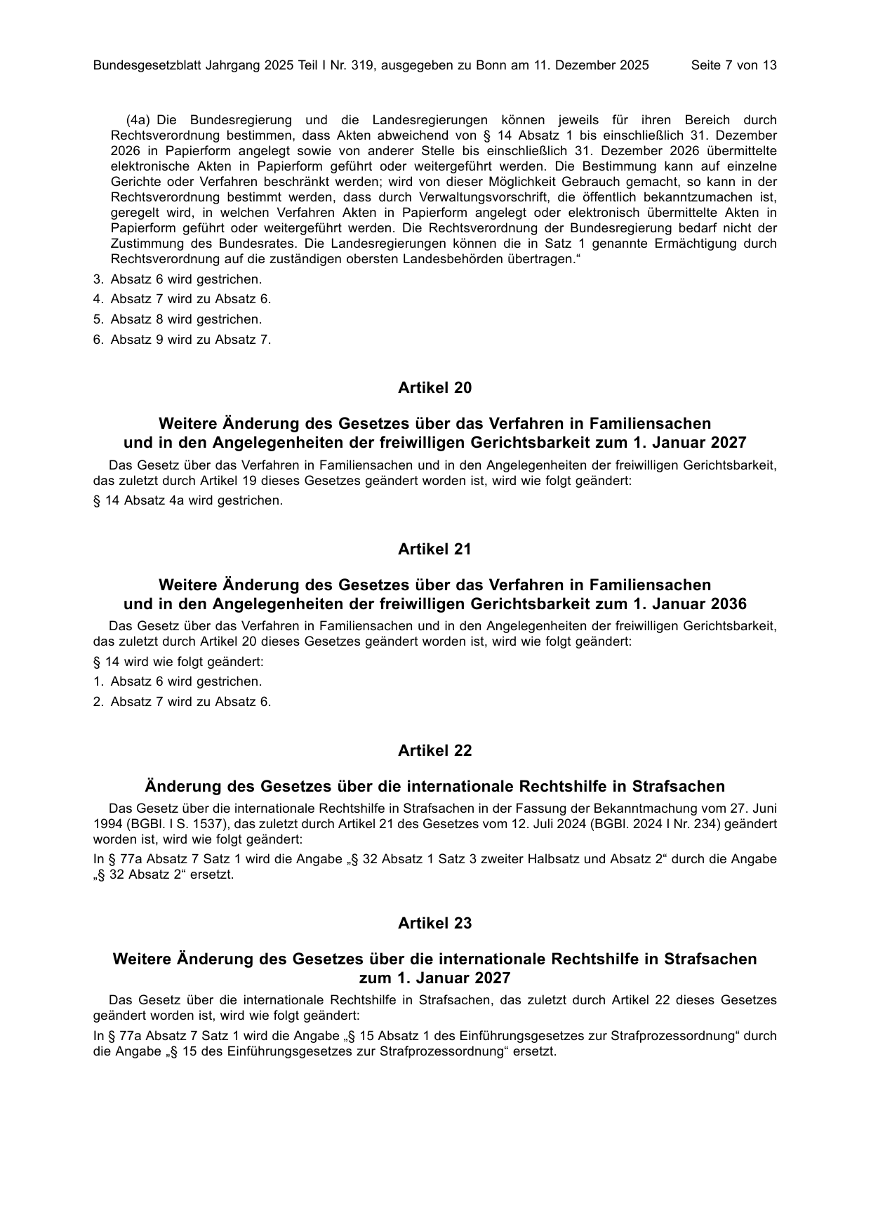 BGBl. 2025, Seite 7 — Originalseite als Abbildung