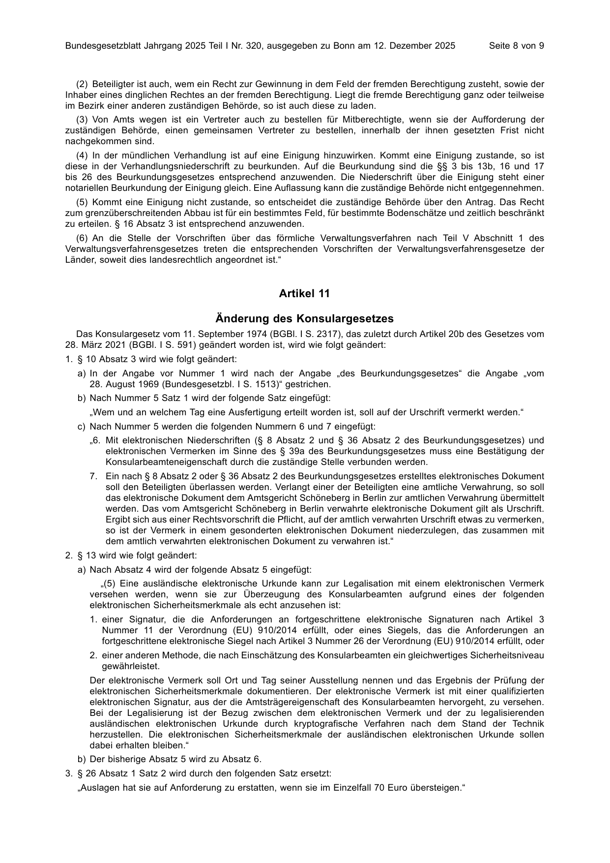 BGBl. 2025, Seite 8 — Originalseite als Abbildung