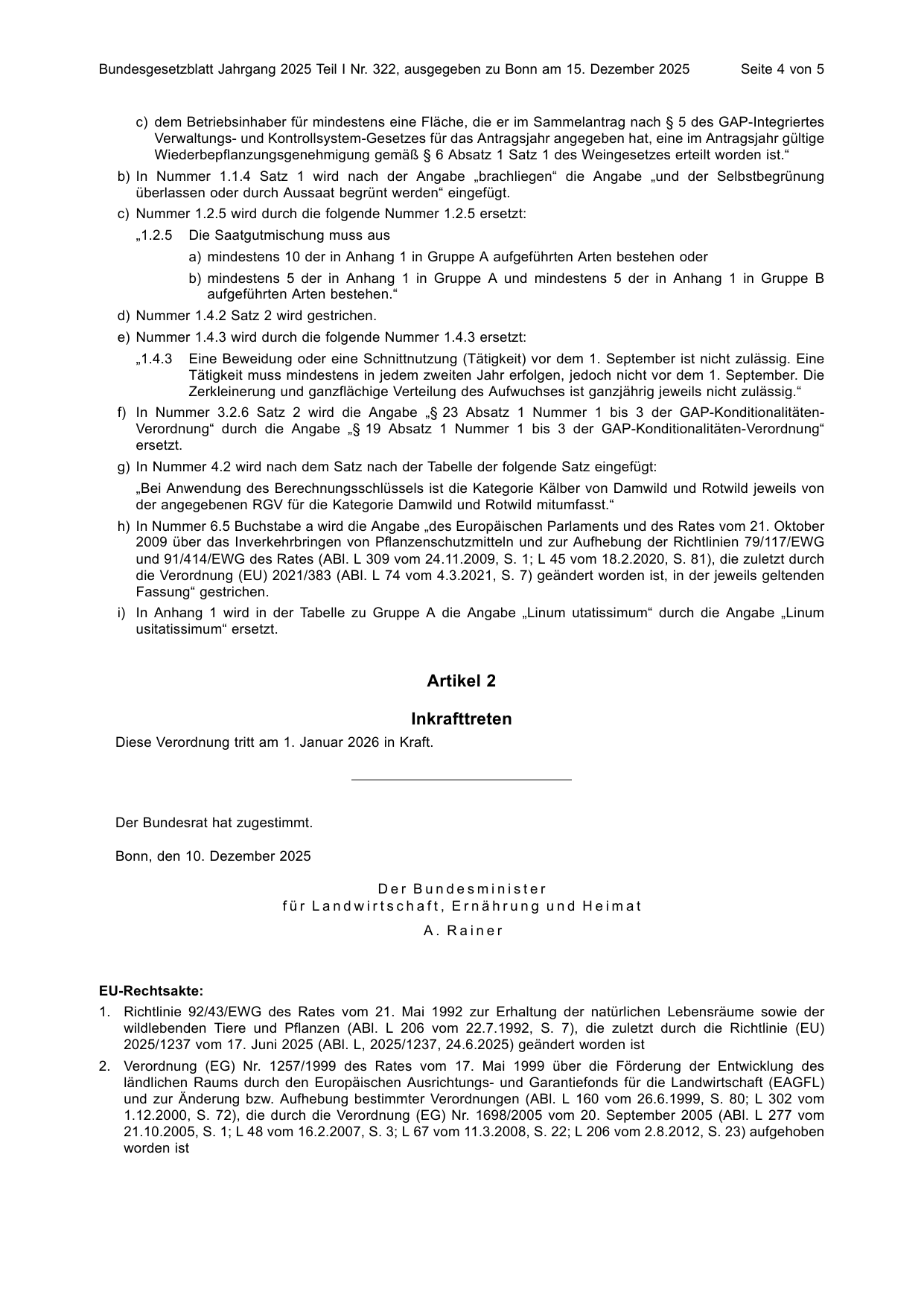 BGBl. 2025, Seite 4 — Originalseite als Abbildung